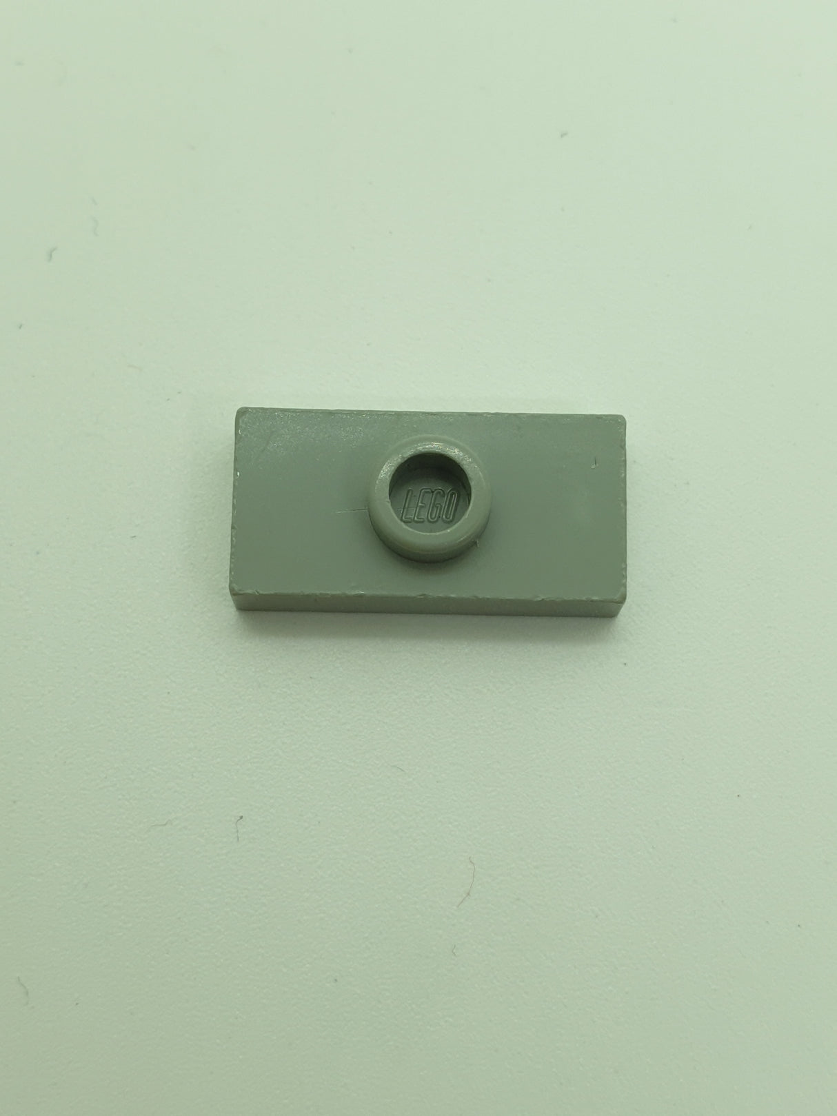 1x2 modifizierte Fliese/Platte mit Noppe ohne Nut neuhellgrau