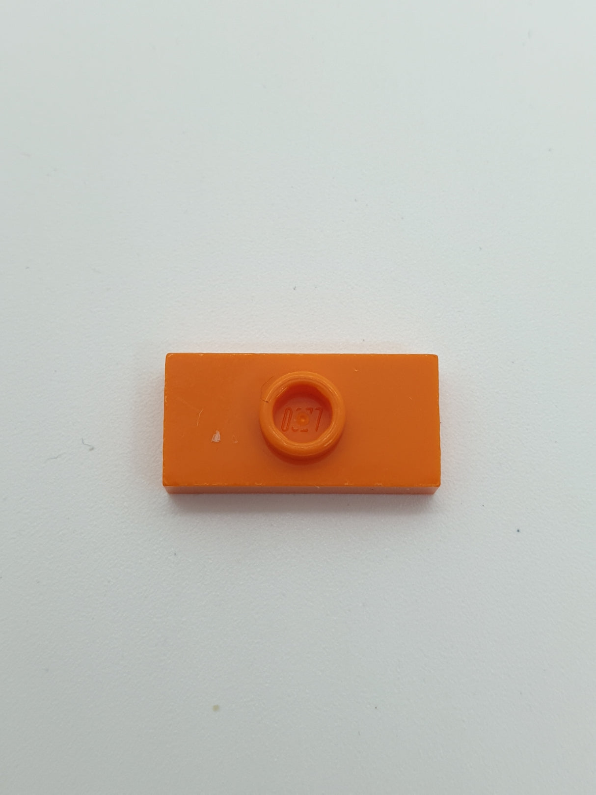 1x2 modifizierte Fliese/Platte mit Noppe mit Nut orange