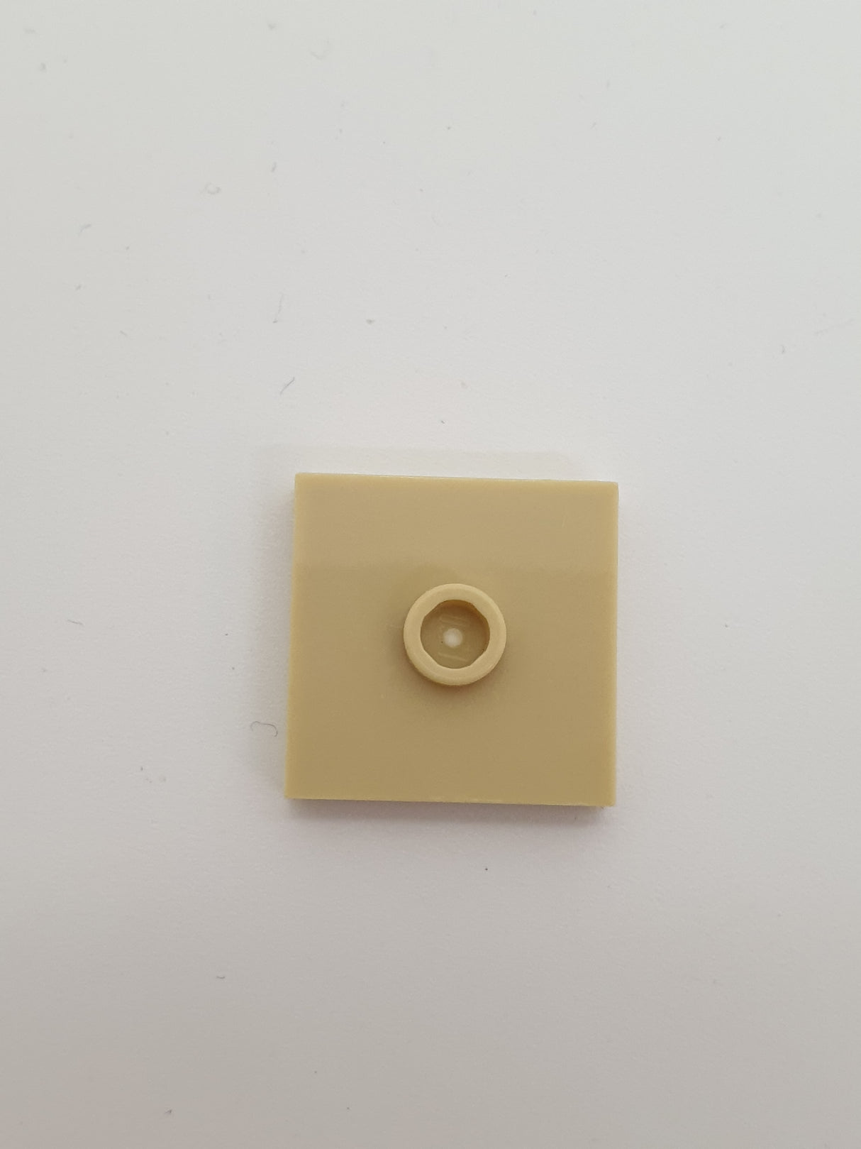 2x2 Fliese modifiziert mit einer Noppe beige tan