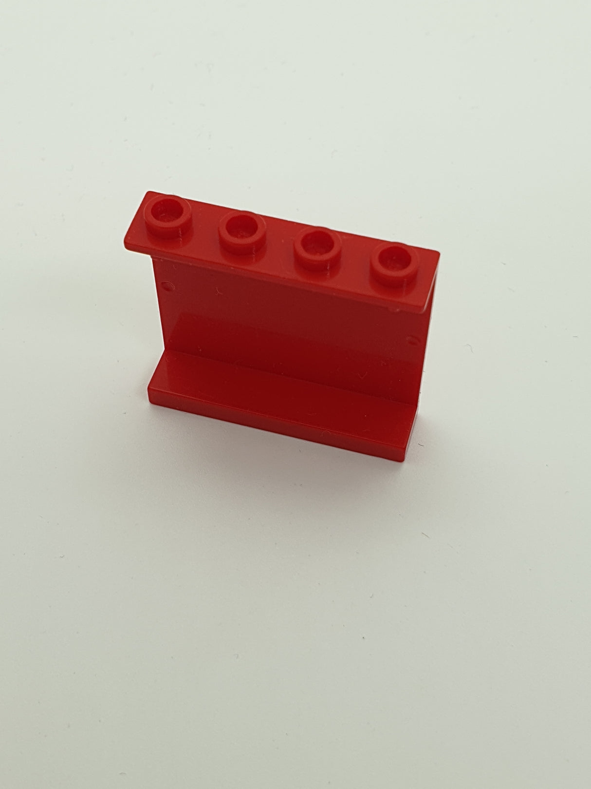 1x4x3 Wandpaneel ohne Seitenstützen hohle Noppen rot