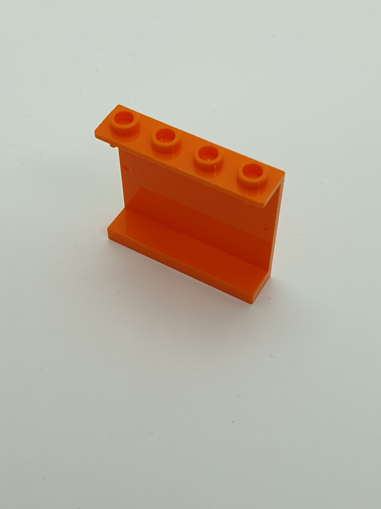 1x4x3 Wandpaneel ohne Seitenstützen hohle Noppen orange
