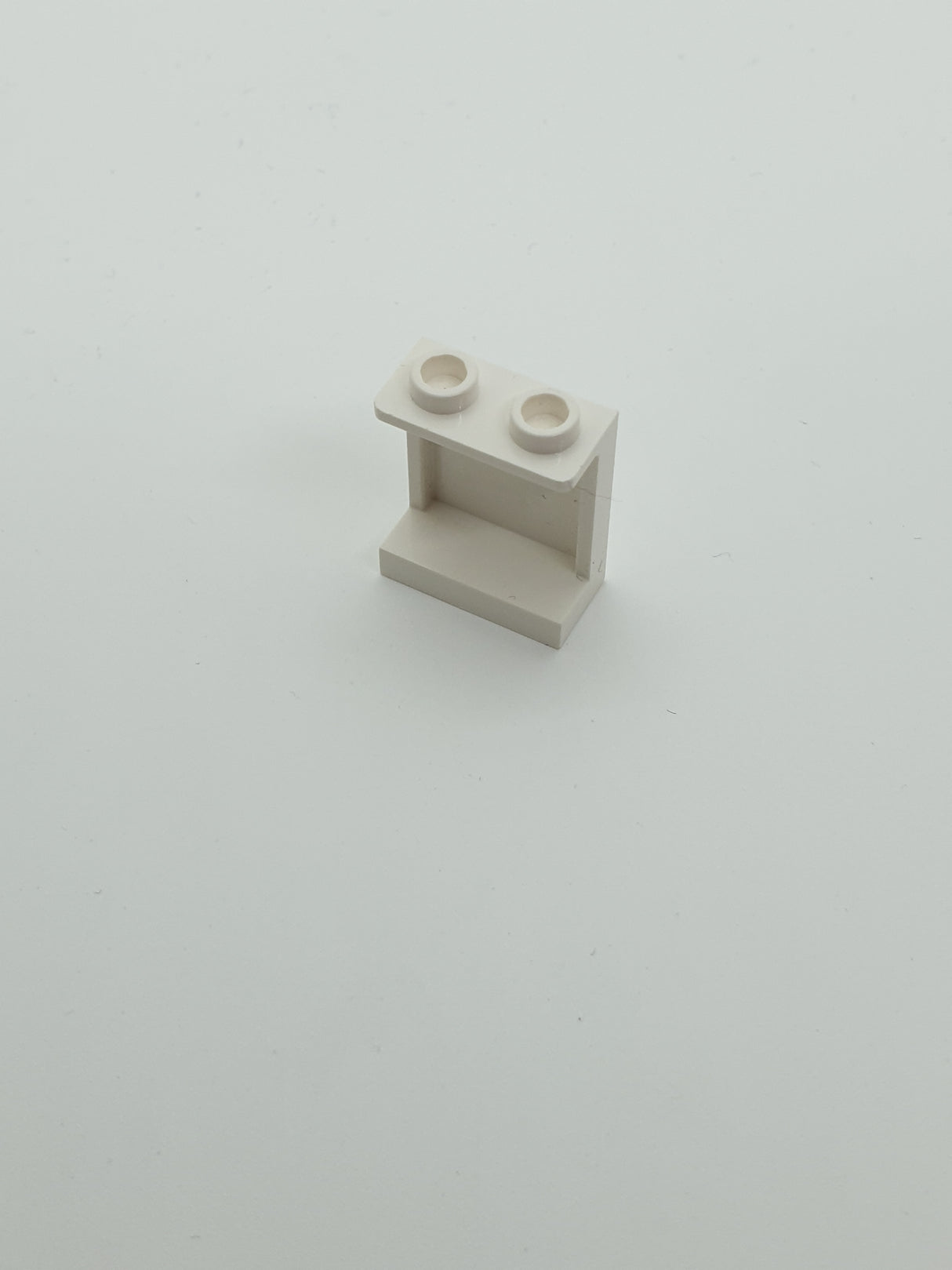 1x2x2 Wandelement / Paneel mit Seitenstützen weiß white