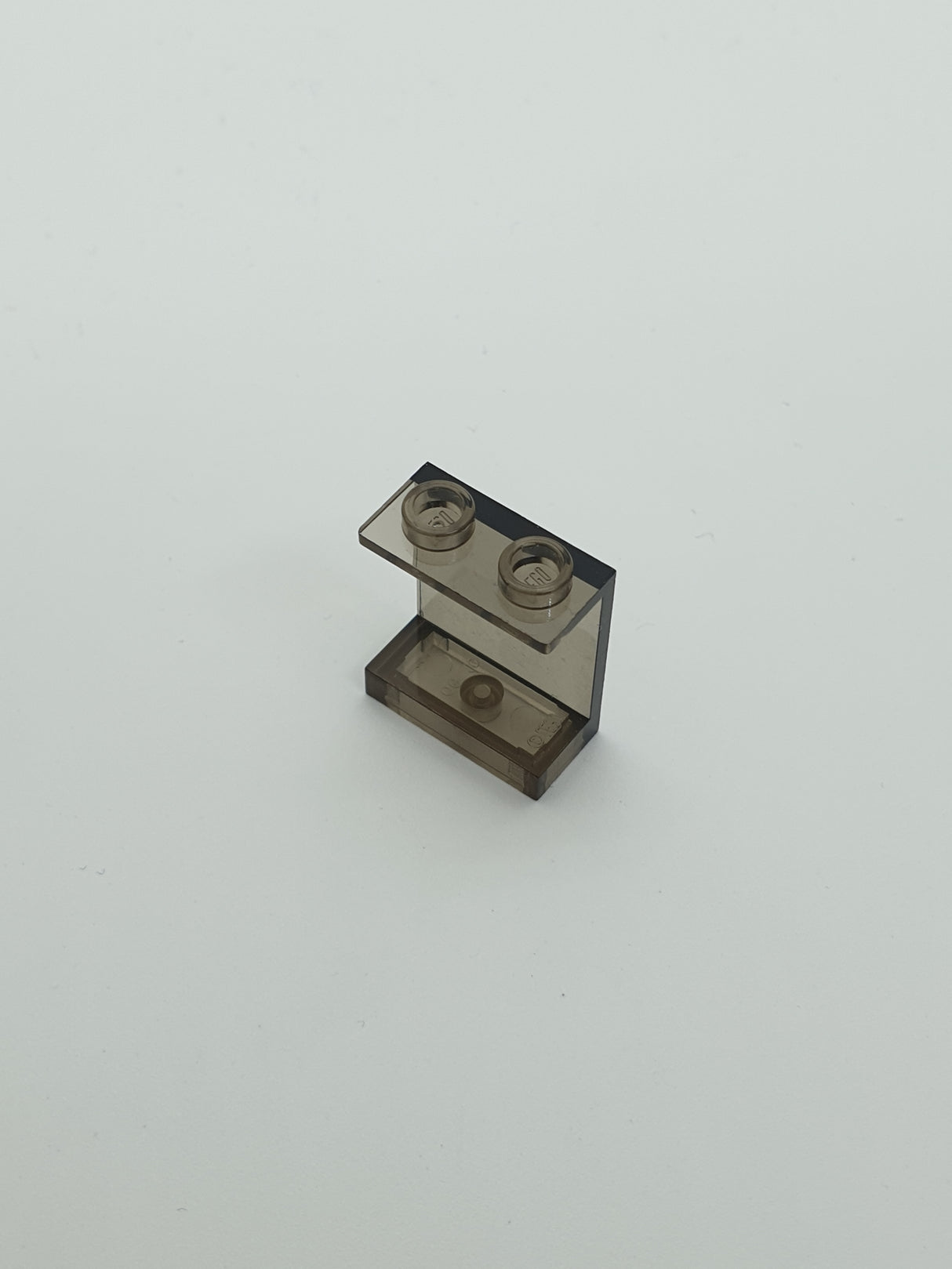 1x2x2 Wandelement / Paneel ohne Seitenstützen hohle Noppen transparent schwarz
