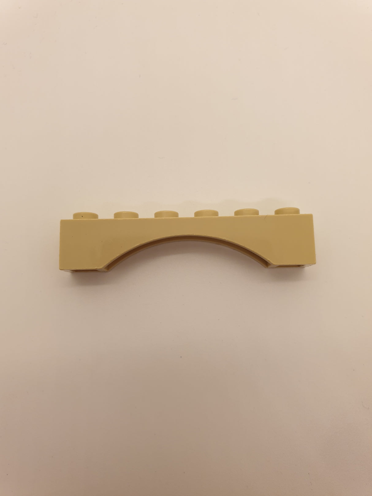 1x1x6 Bogenstein, ohne Absatz beige tan