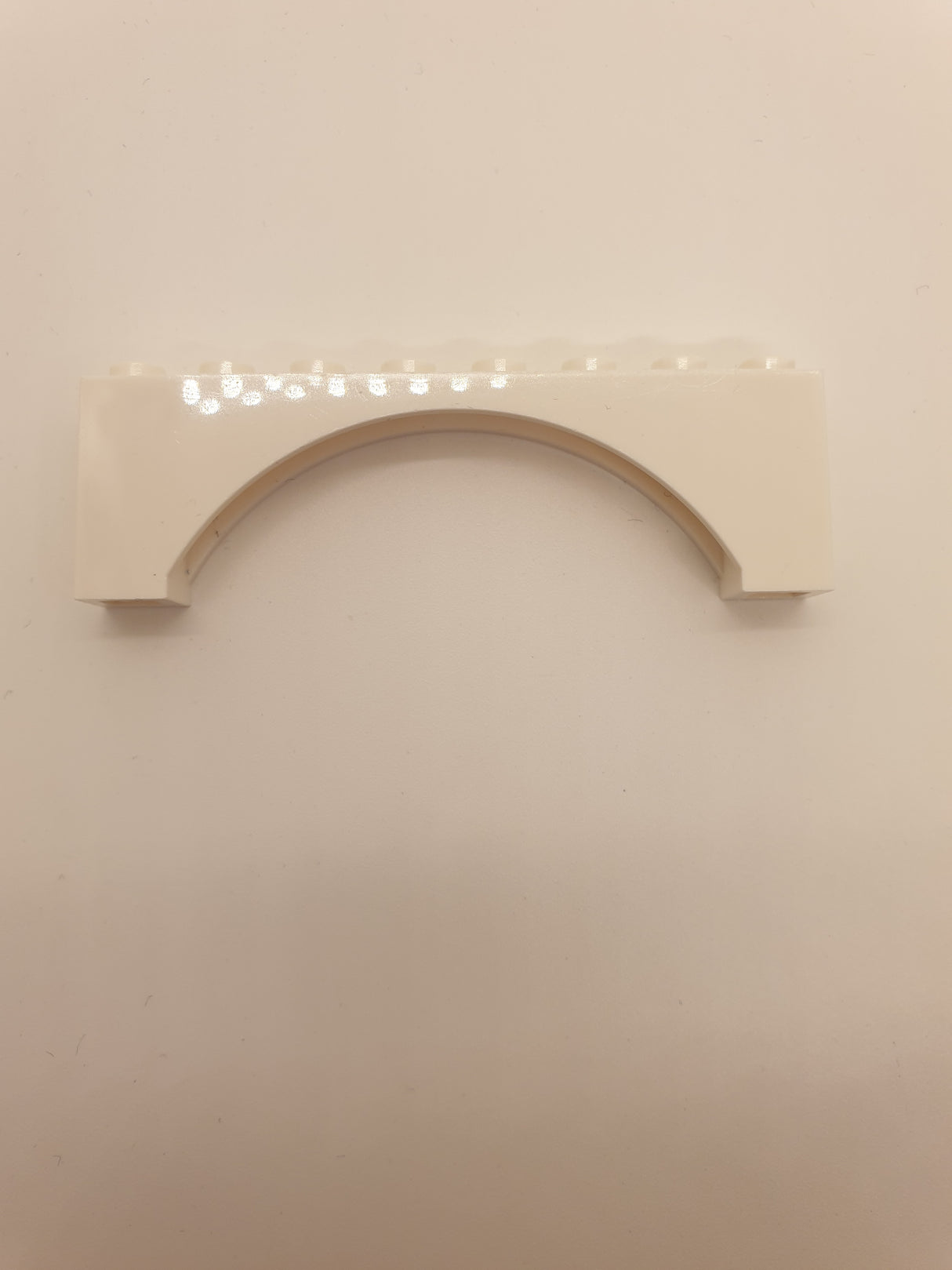 1x8x2 Bogenstein, ohne Absatz weiß white