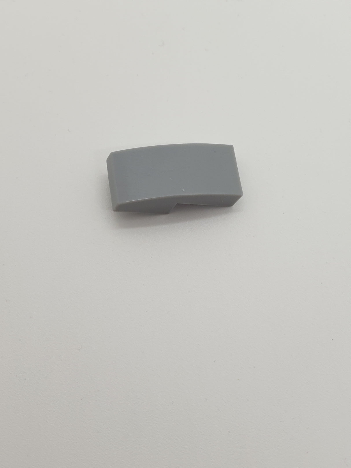 1x2 Halbbogenstein keine Noppen neuhellgrau