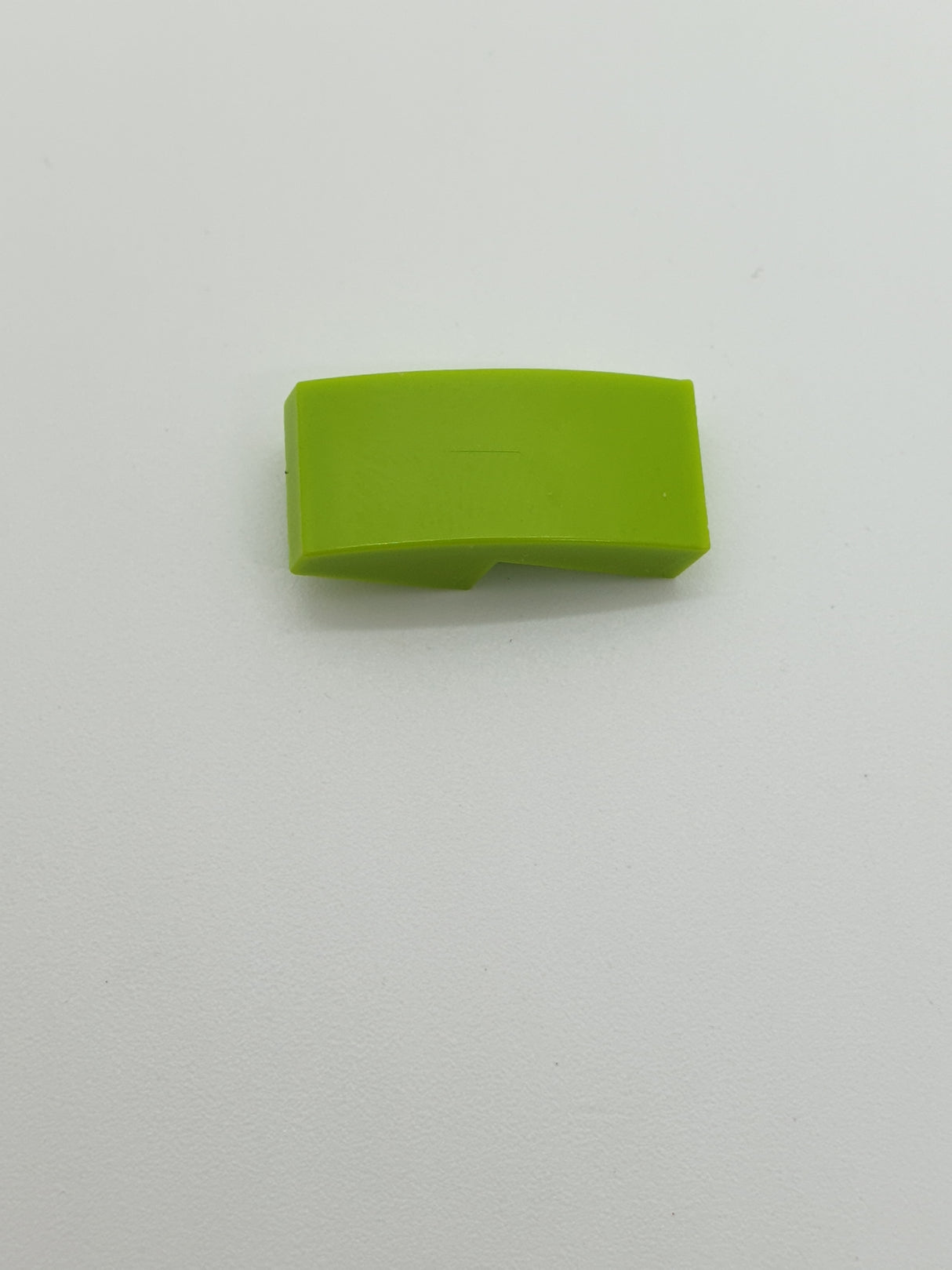 1x2 Halbbogenstein keine Noppen lindgrün