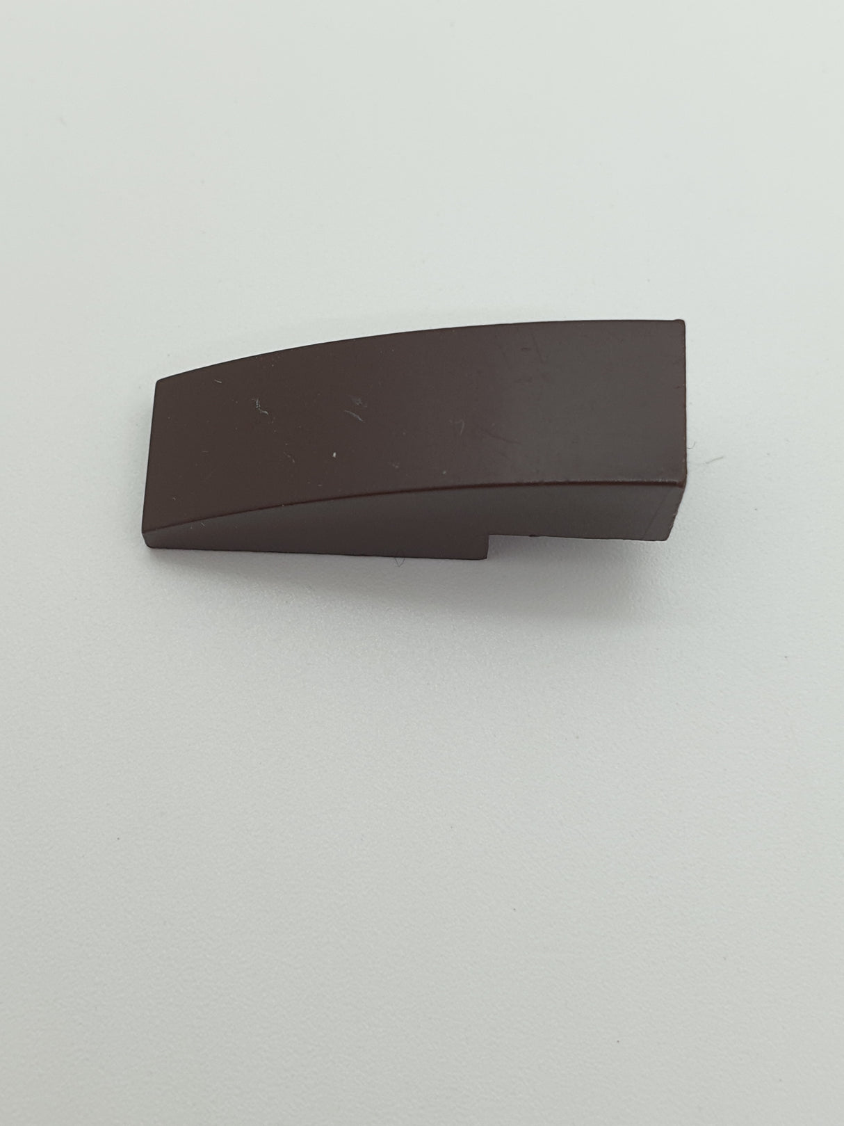 1x3 Halbbogenstein keine Noppen dunkelbraun dark brown