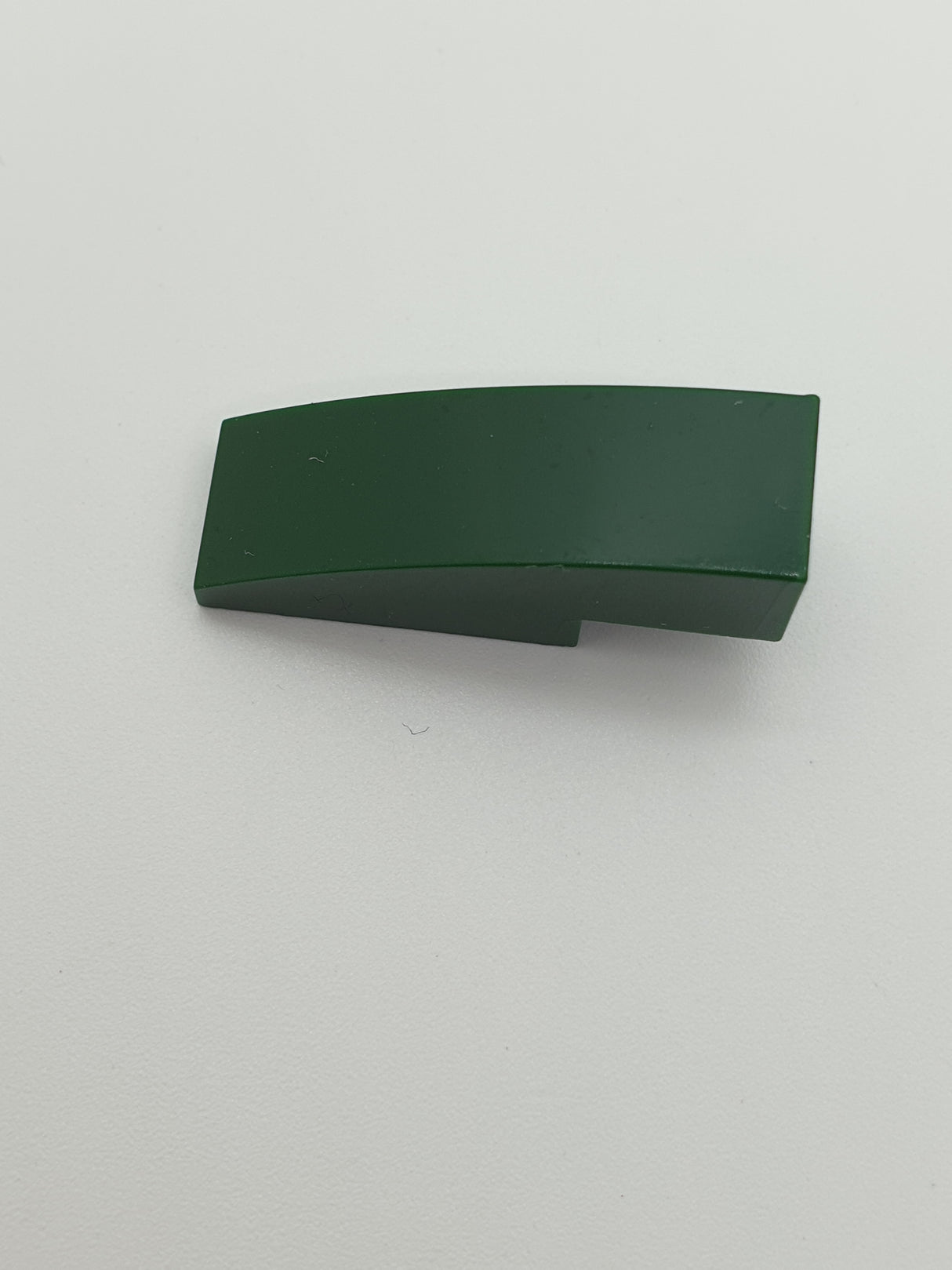 1x3 Halbbogenstein keine Noppen dunkelgrün