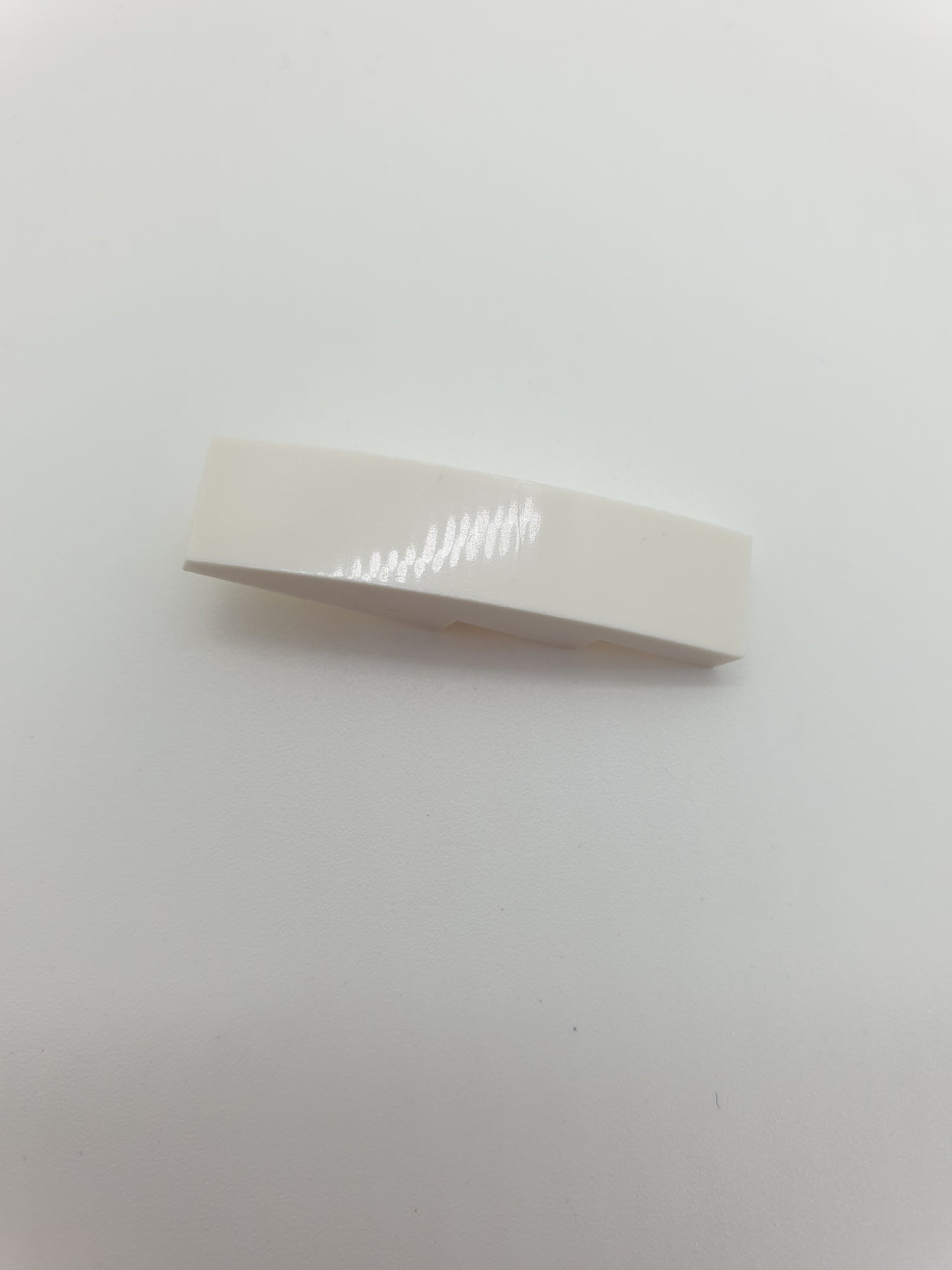 1x4 Halbbogenstein keine Noppen weiß white