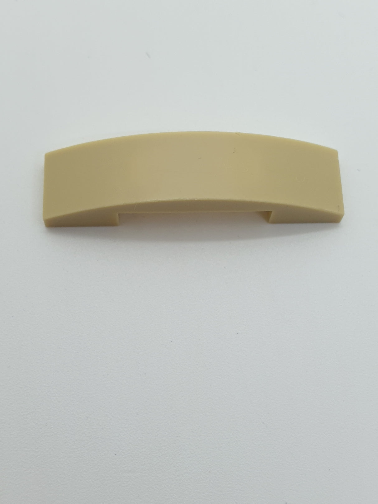 1x4 Bogenstein flach keine Noppen beige tan