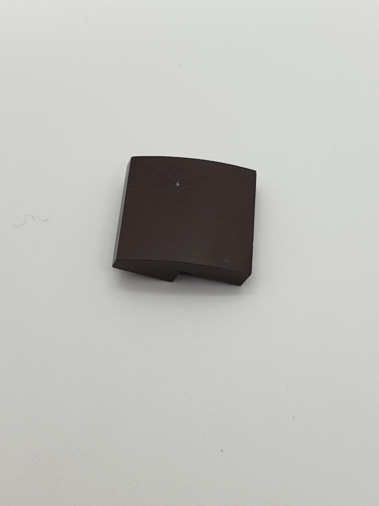 2x2 Halbbogenstein flach keine Noppen dunkelbraun dark brown