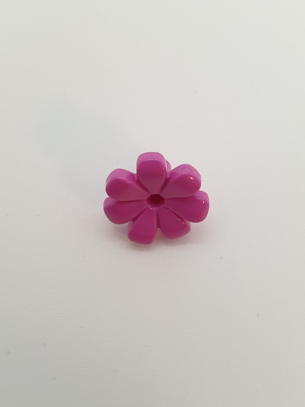NEU 1 x 1 Blüte Blumenrand Rundplatte 7fach knallpink