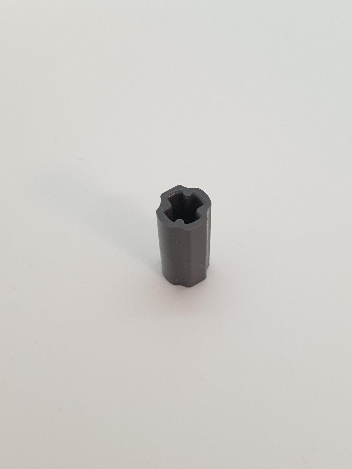 Kreuzstangenverbinder glatte Oberfläche, gerillt neudunkelgrau