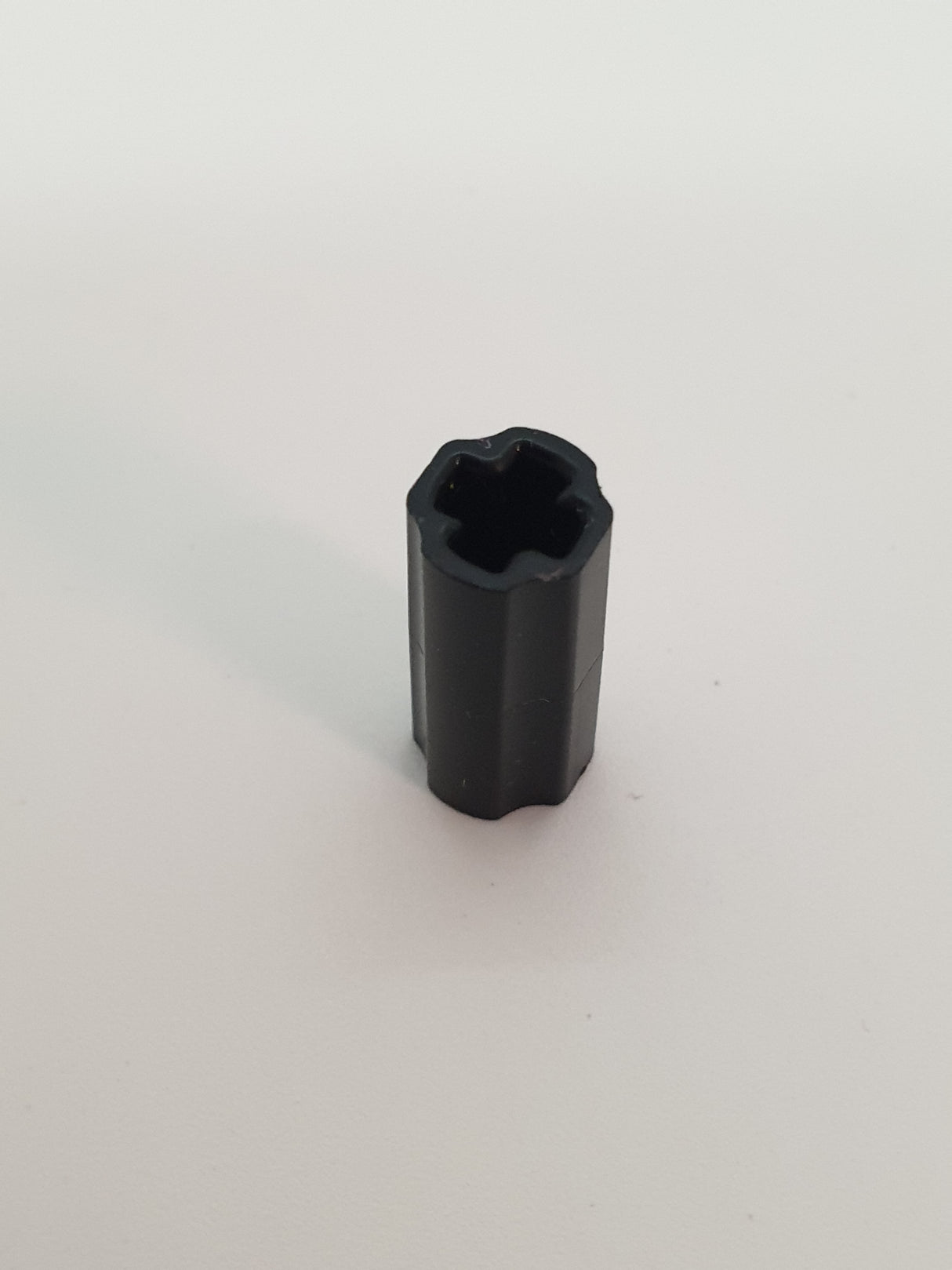 Kreuzstangenverbinder glatte Oberfläche, gerillt schwarz black