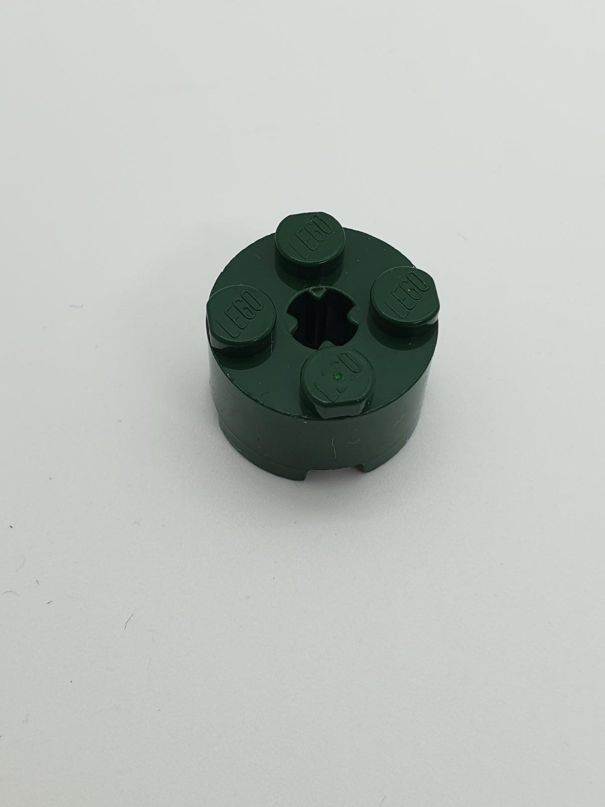 2x2 Rundstein dunkelgrün