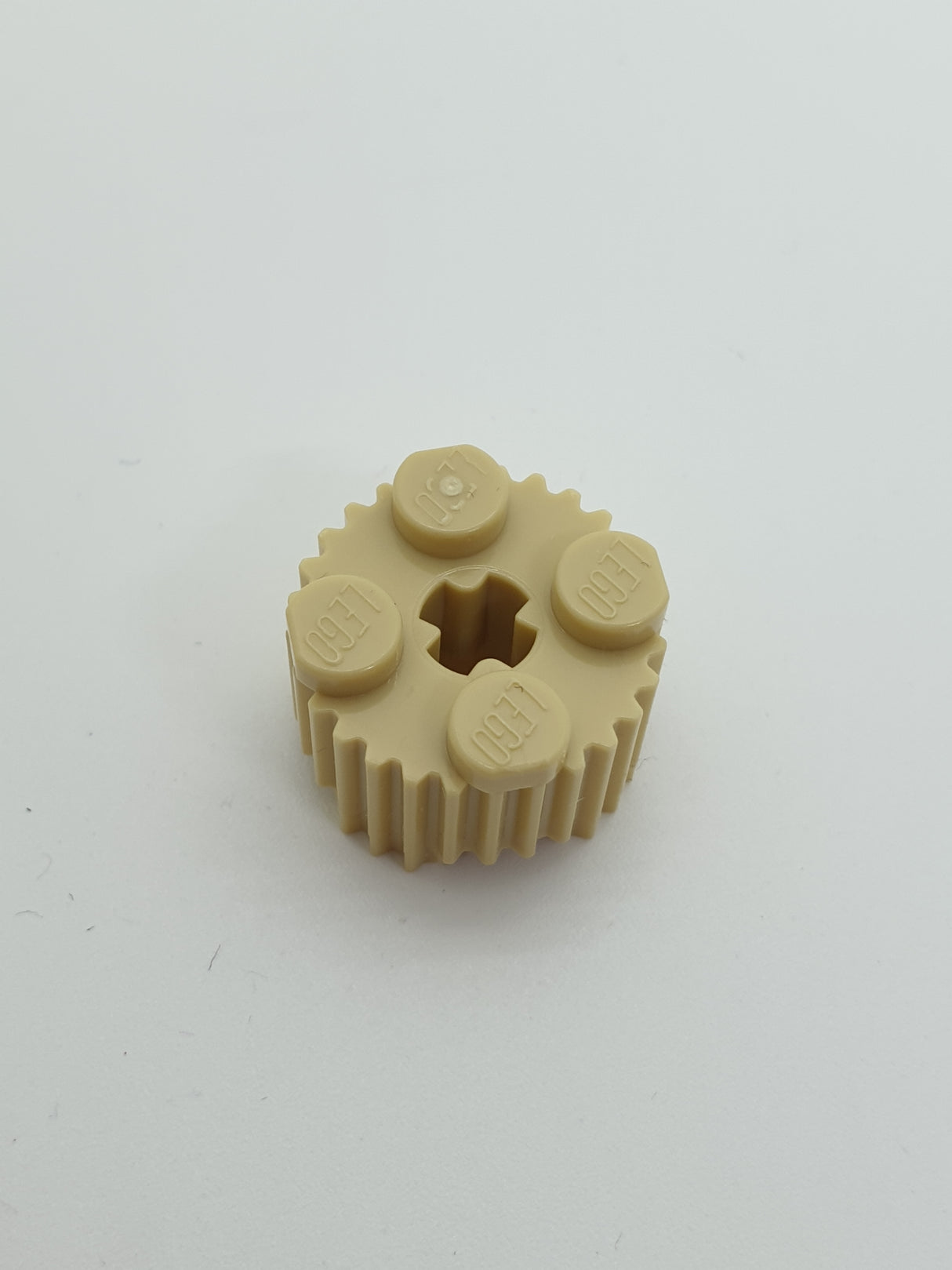 2x2 Rundstein mit Profil beige tan