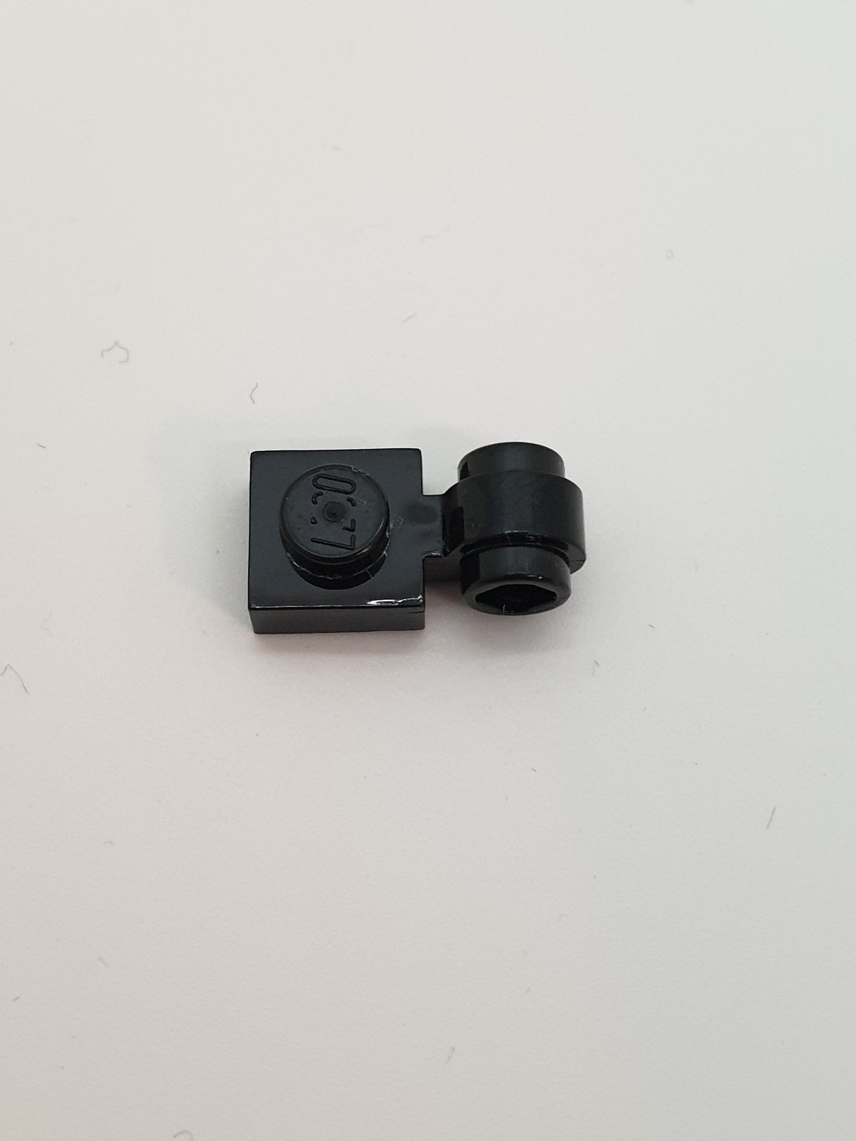 1x1 Lampenhalter mit Ring dick schwarz black