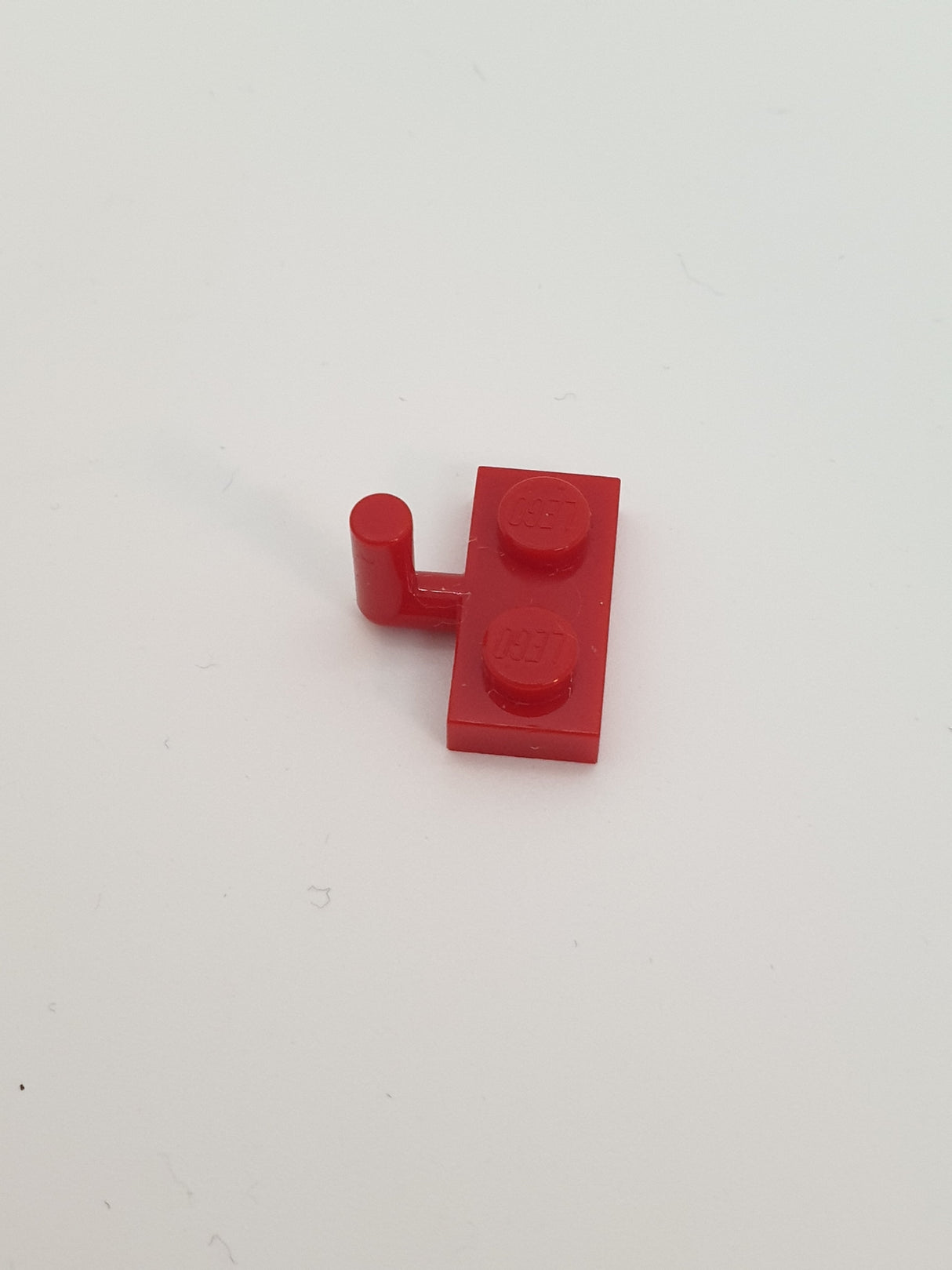 1x2 modifizierte Platte mit Griff (Horizontal 5mm) rot