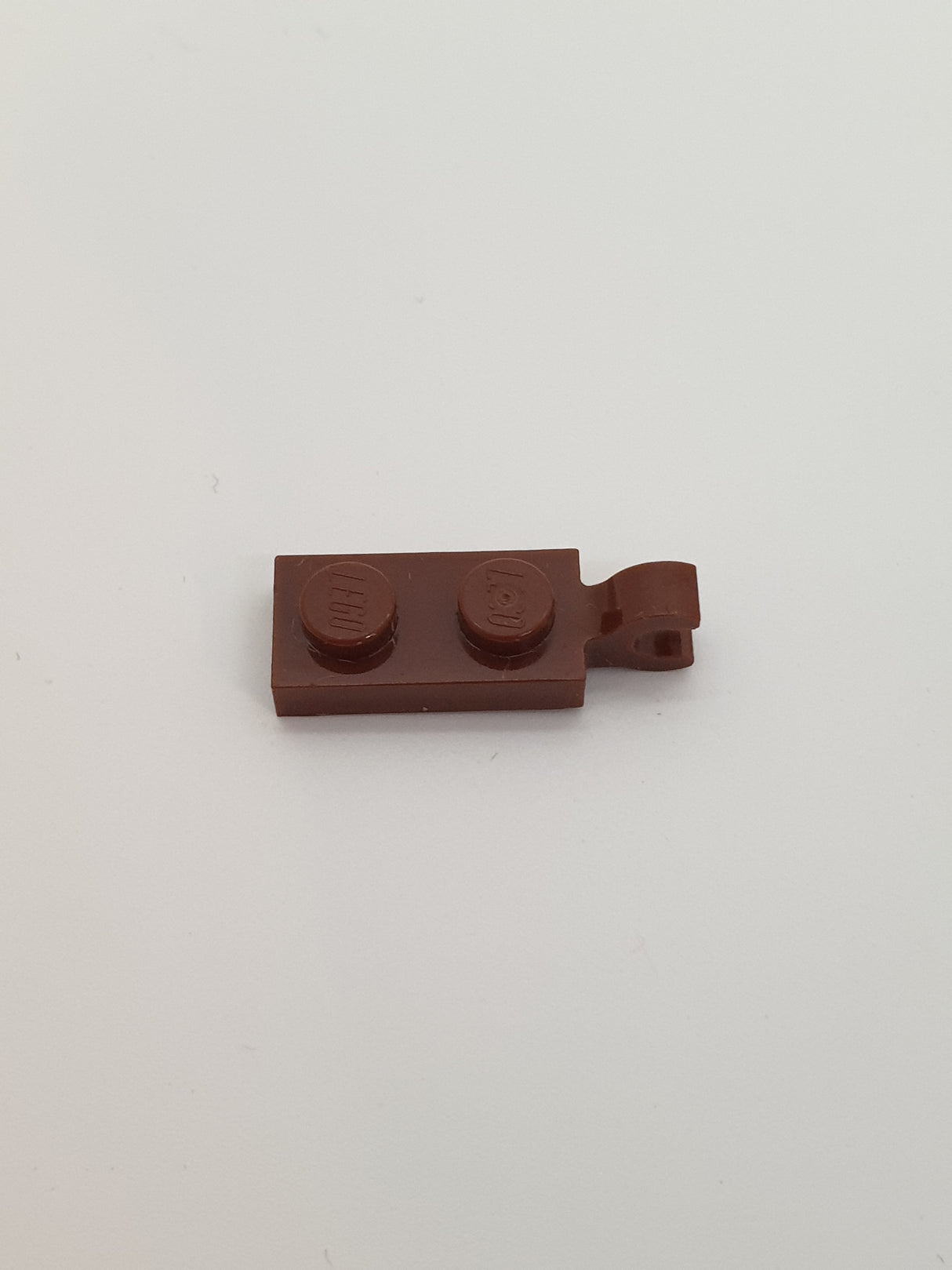 1x2 modifizierte Platte mit Clip neubraun reddish brown