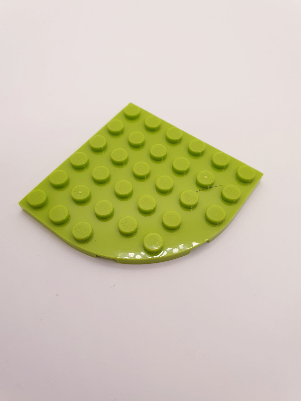 6x6 Eckplatte / Rundplatte lindgrün