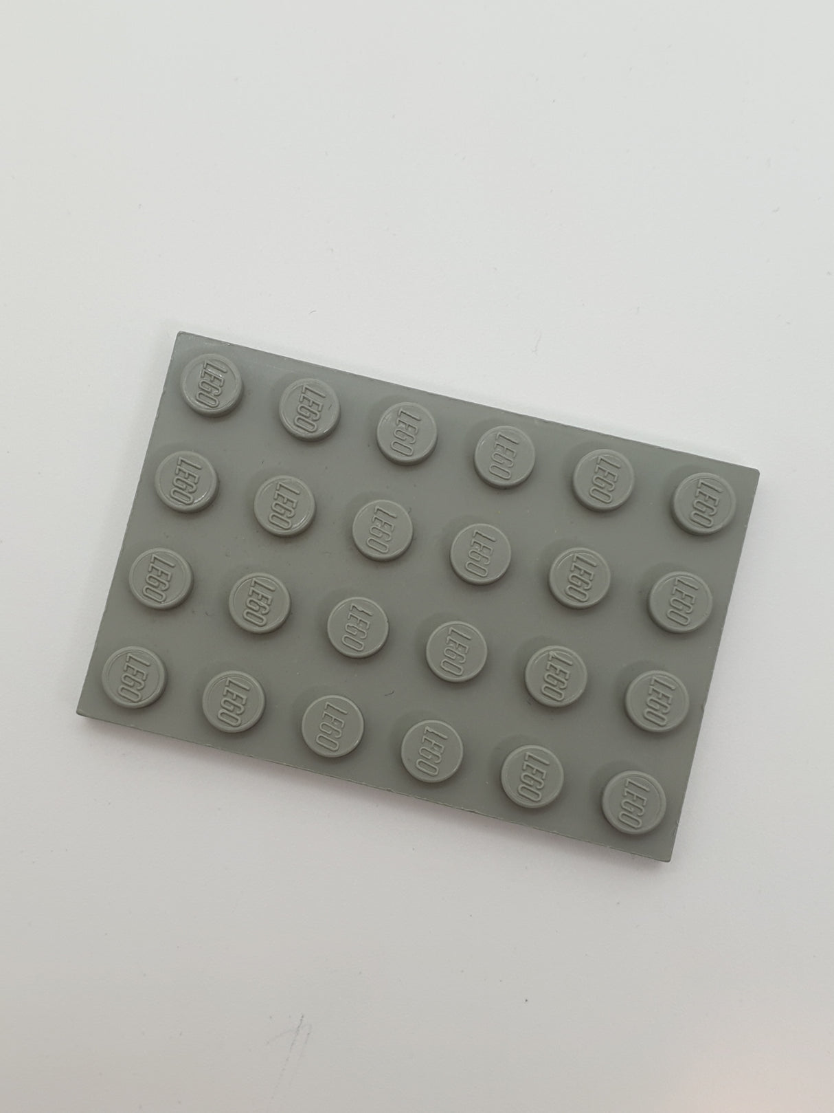 4x6 Platte althellgrau light gray