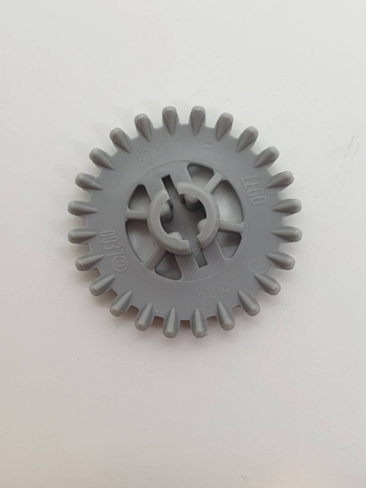 Technik Zahnrad 24 Zähne verstärkt neuhellgrau