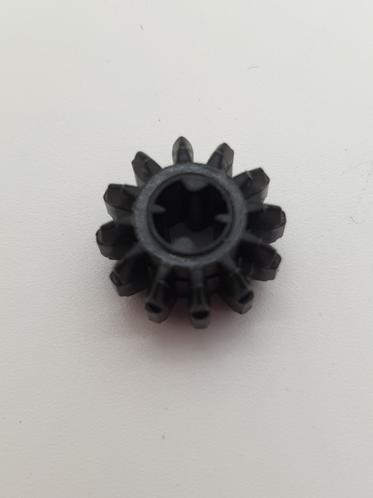 Technik Zahnrad 12 Zähne doppelte Abschrägung schwarz black