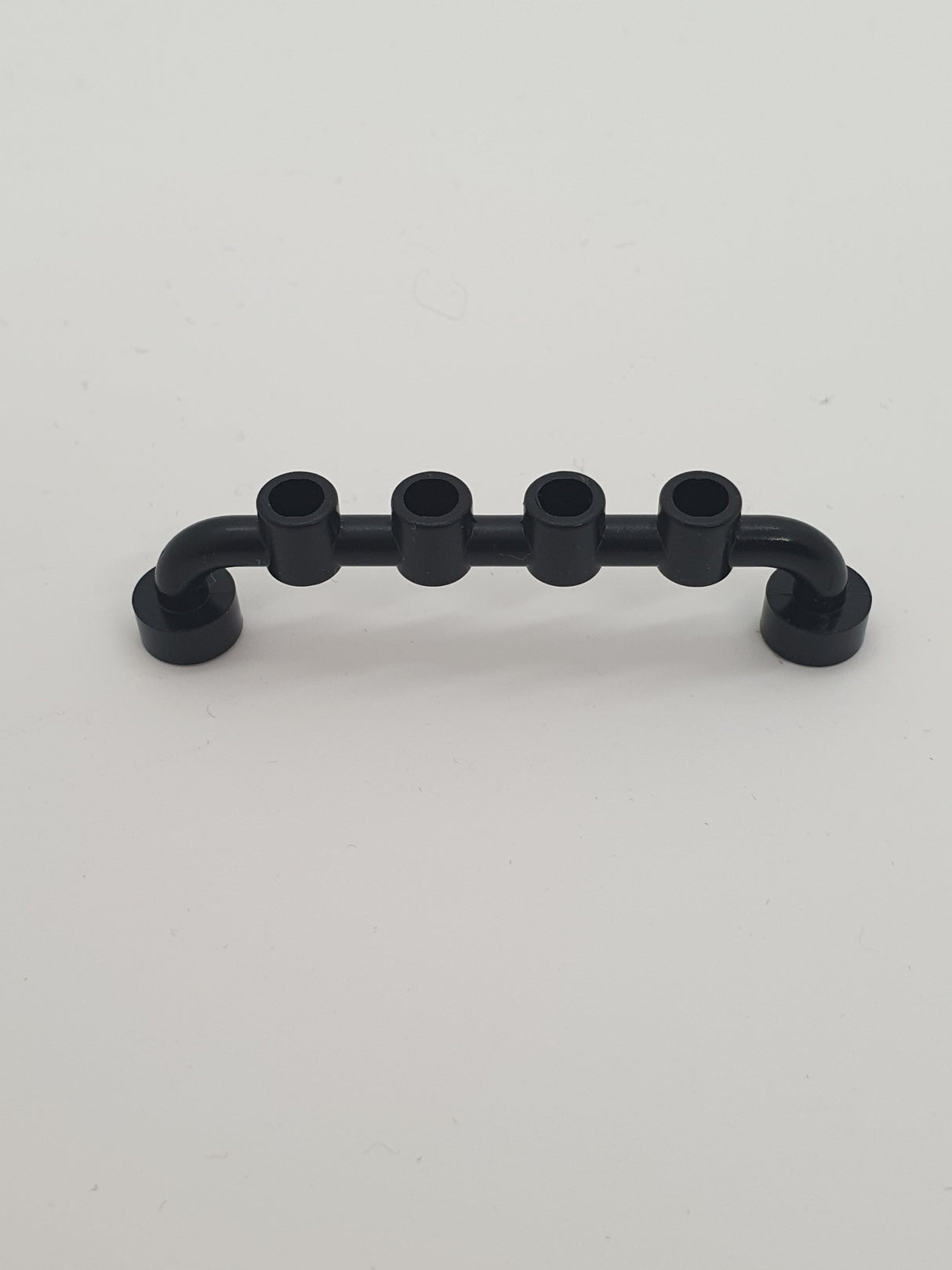 1x6 Zaun/Handlauf offene Noppen schwarz black