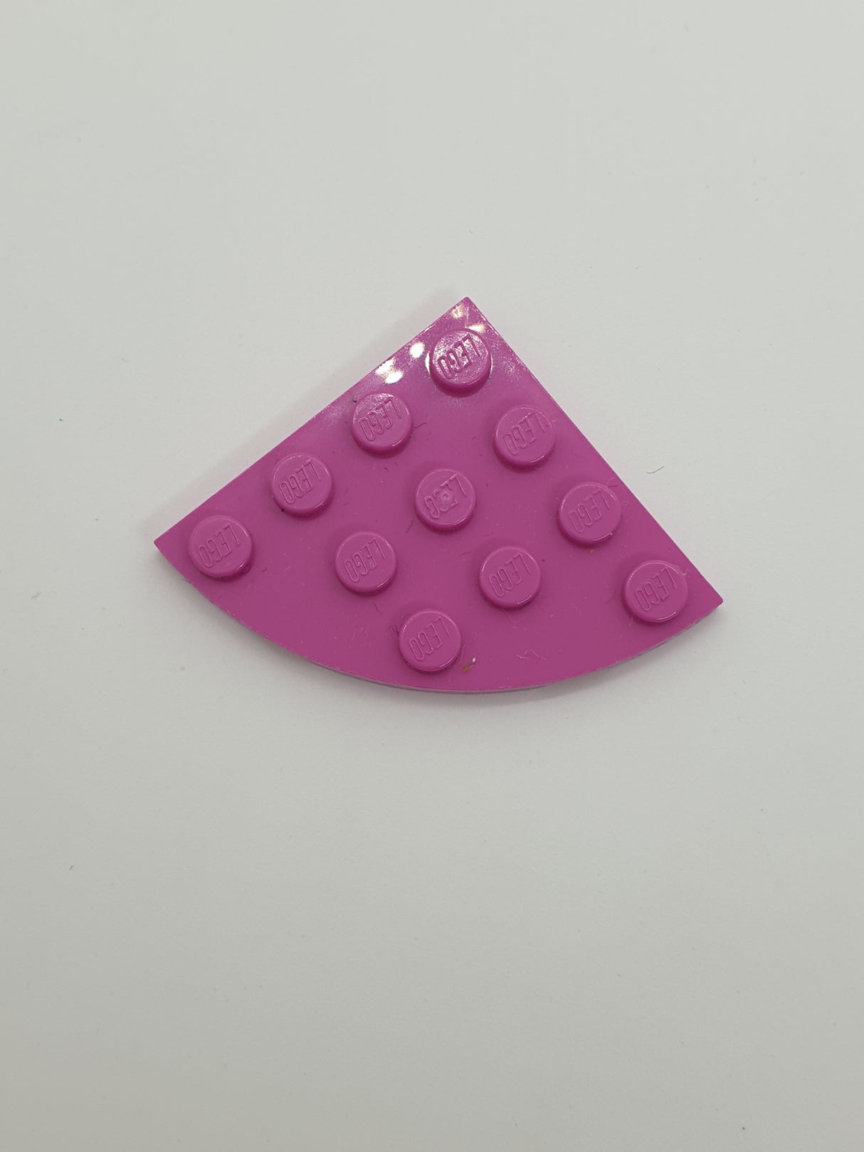 4x4 Eckplatte / Rundplatte knallpink
