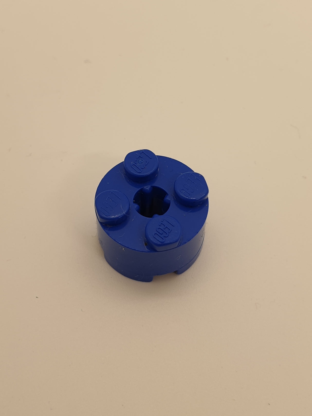 2x2 Rundstein blau