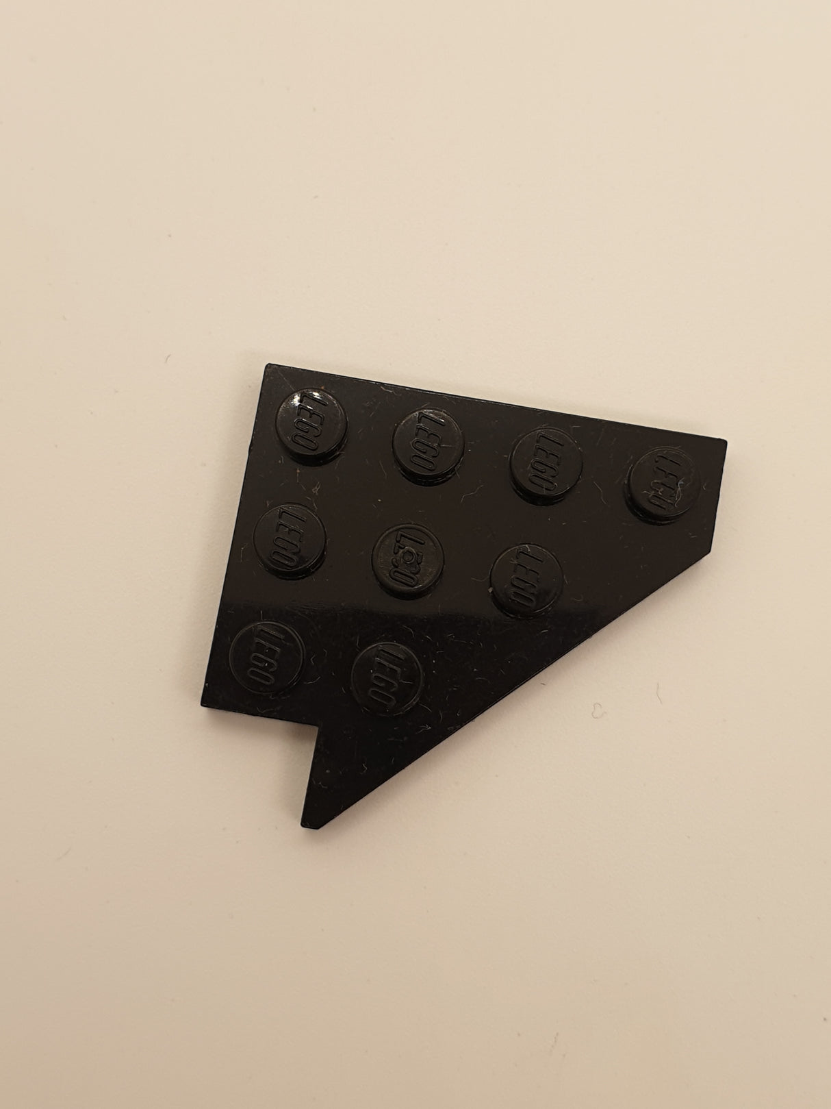 4x4 Flügelplatte rechts schwarz black