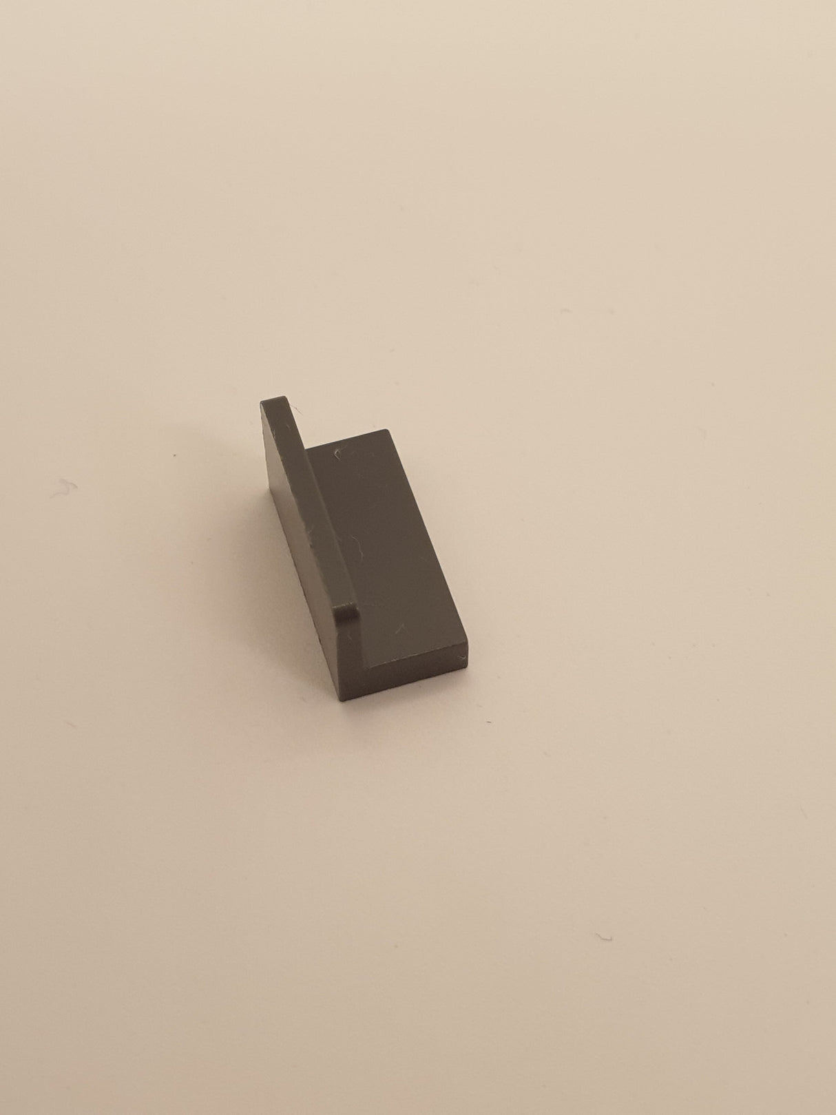 1x2x1 modifizierte Fliese Wandelement runde Ecken neudunkelgrau