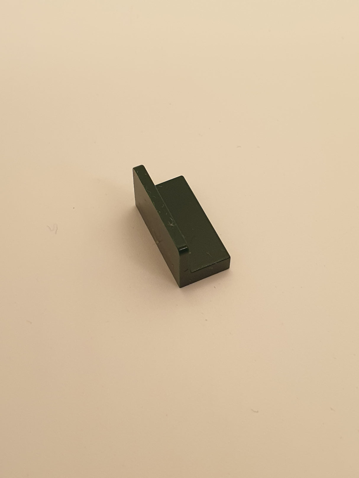 1x2x1 modifizierte Fliese Wandelement runde Ecken dunkelgrün