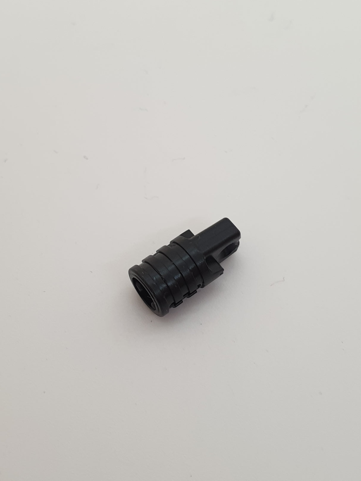 1x2 Gelenk / Scharnier mit 1 Finger und Achsloch schwarz black