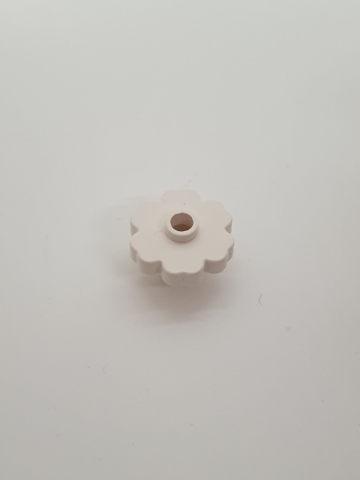 1x1 Blume Basis mit 2x2 Blüte mit offener Noppe weiß white