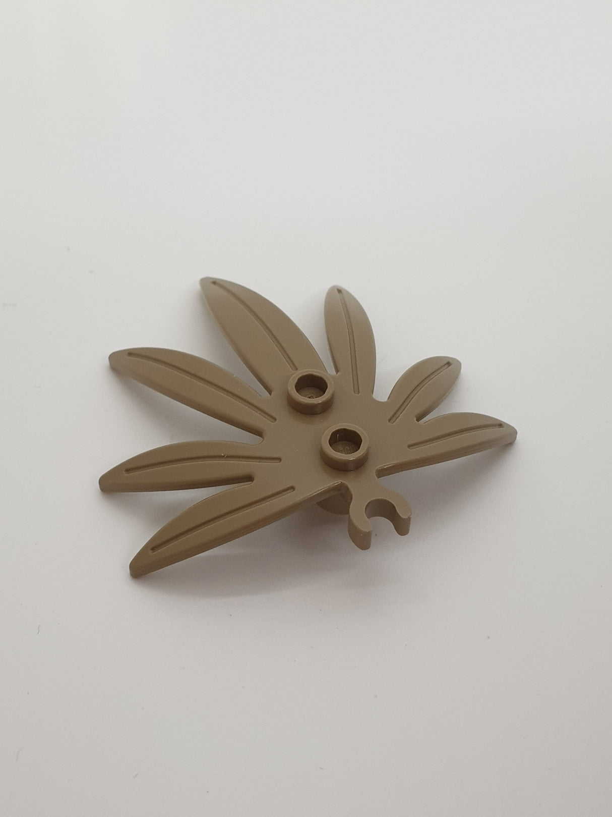 6x5 Pflanzenblätter dunkelbeige