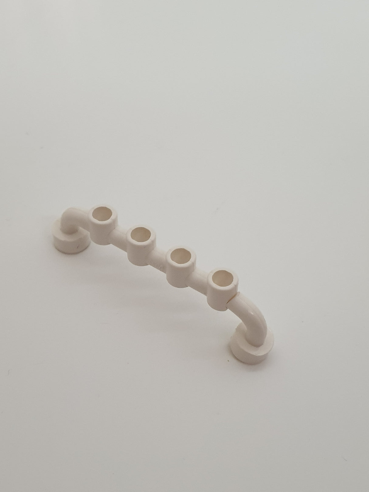 1x6 Zaun/Handlauf offene Noppen weiß white