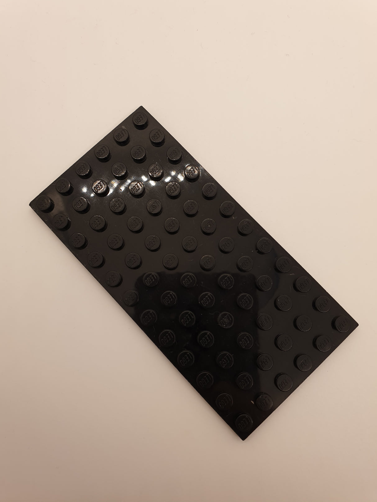 6x12 Platte schwarz black