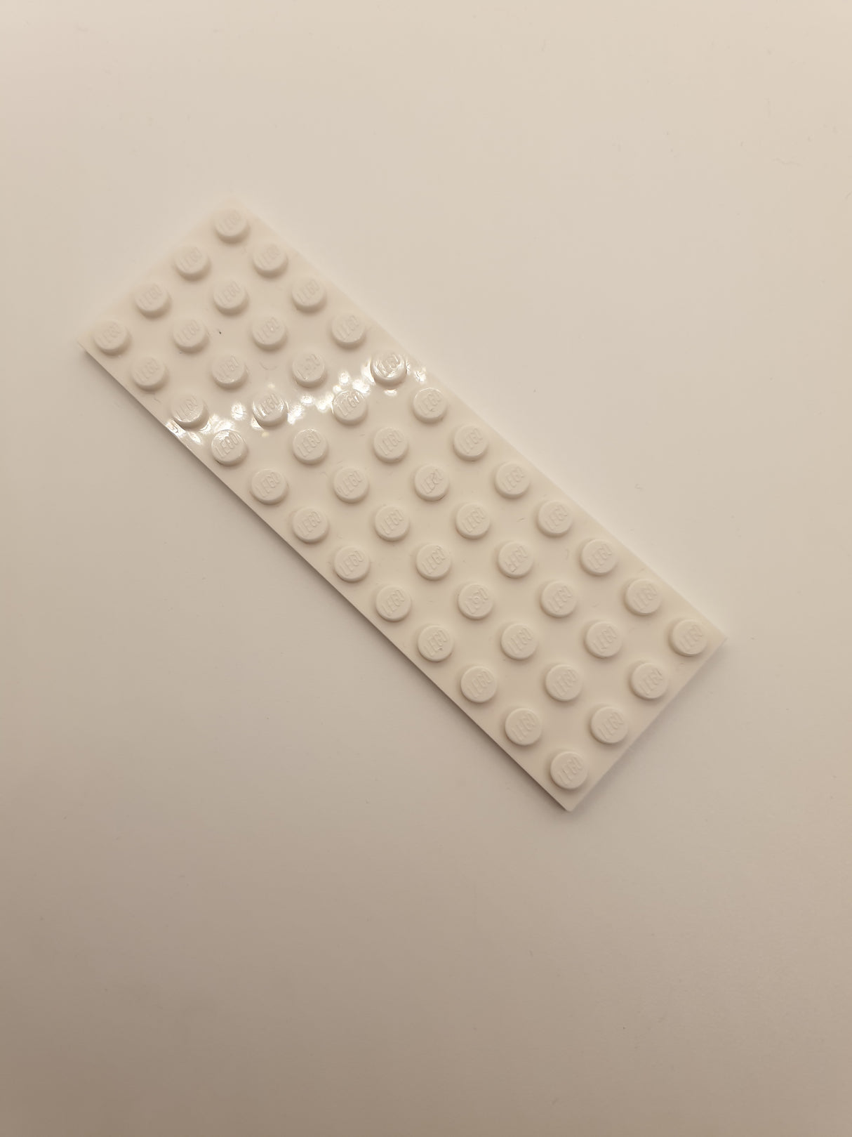 4x12 Platte weiß white