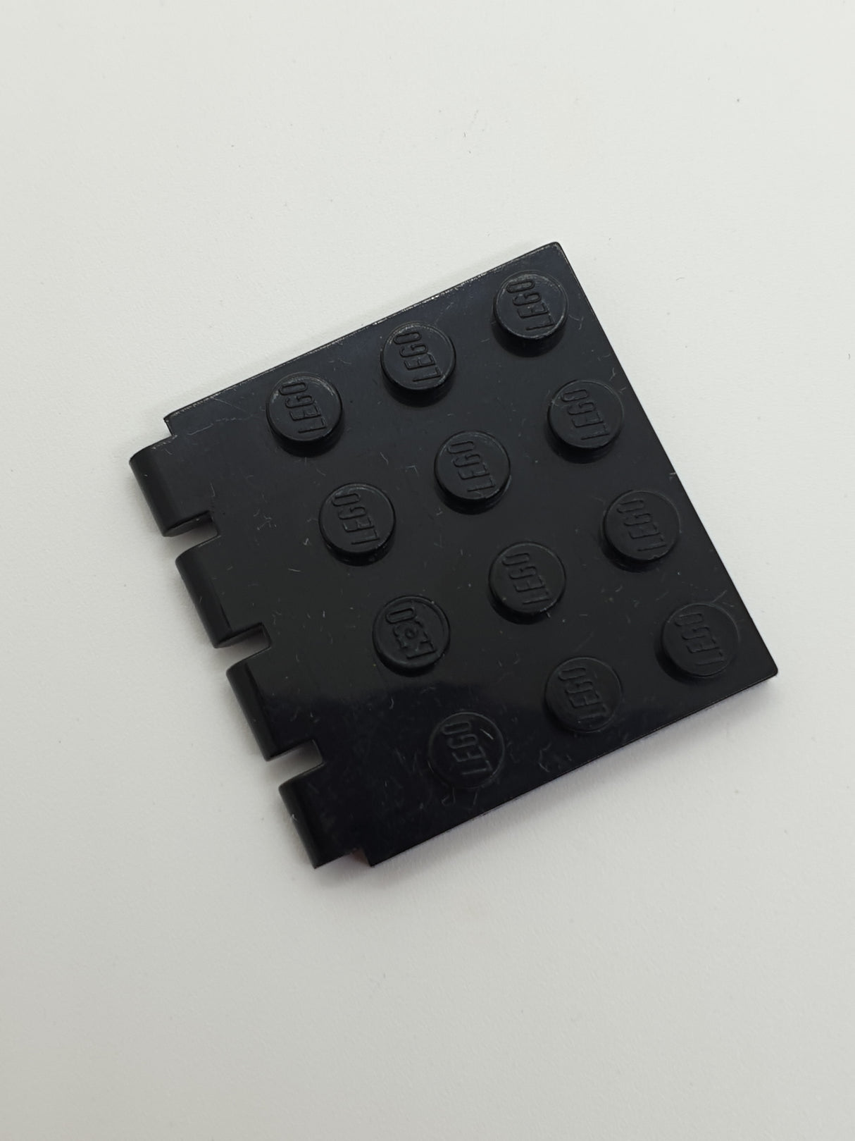 4x4 Scharnierplatte schwarz black