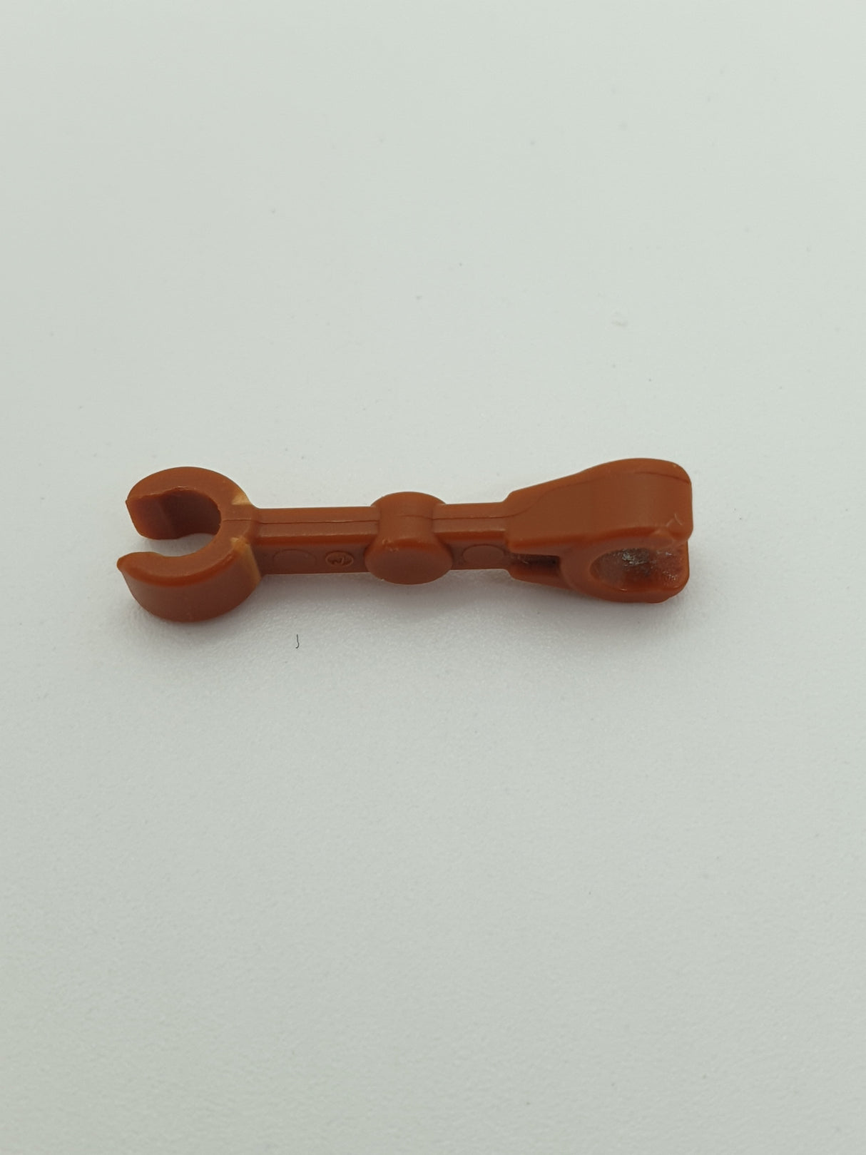 Arm mechanisch, gerade mit Clips 90° (vertikaler Griff) dunkelorange