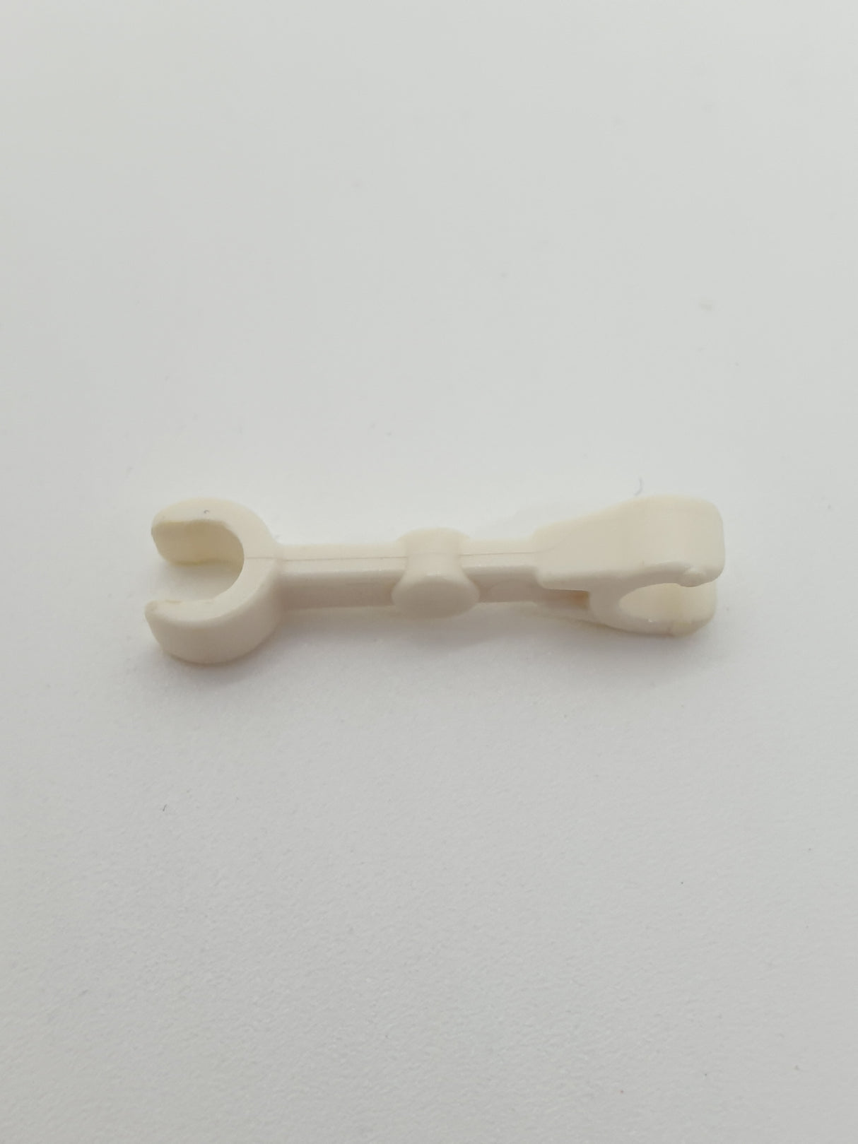 Arm mechanisch, gerade mit Clips 90° (vertikaler Griff) weiß white