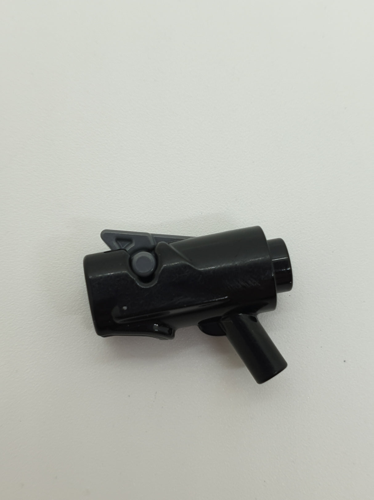 Minifig, Waffe Weapon Gun, Mini Blaster mit Trigger neudunkelgrau, schwarz black