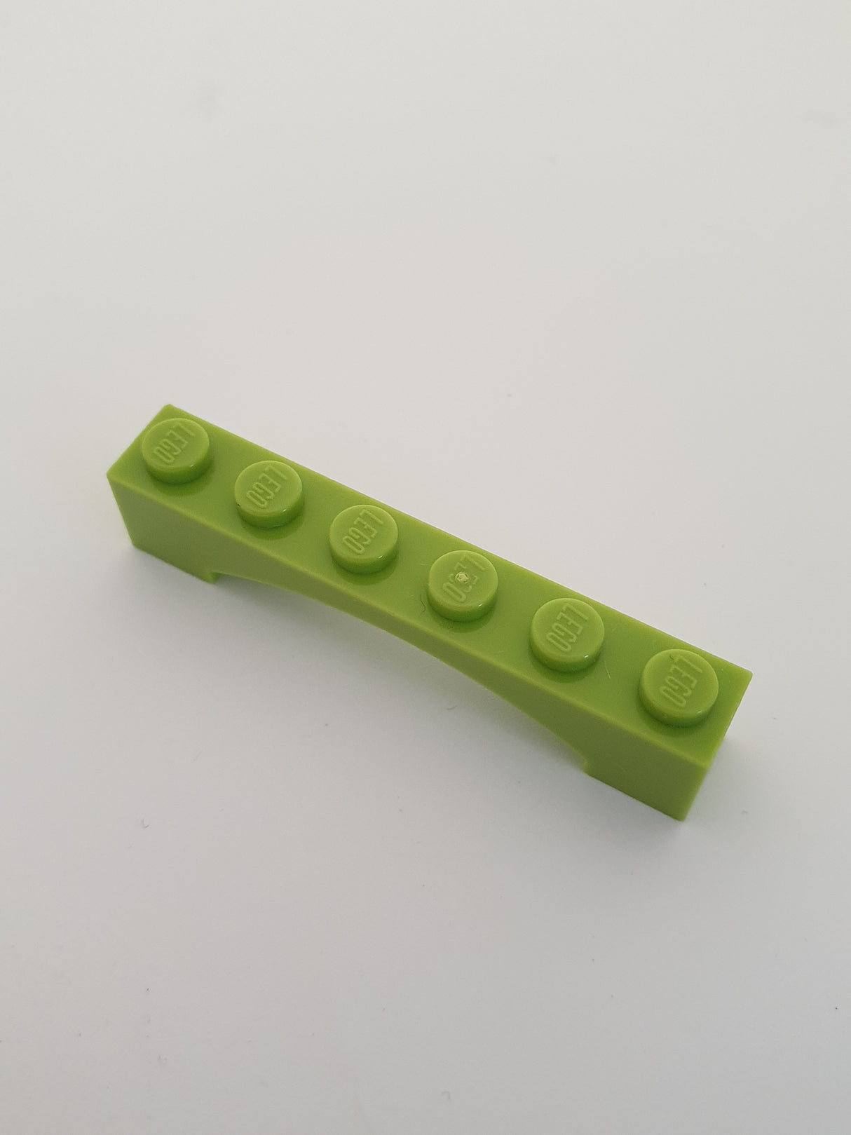 1x1x6 Bogenstein, mit Absatz lindgrün