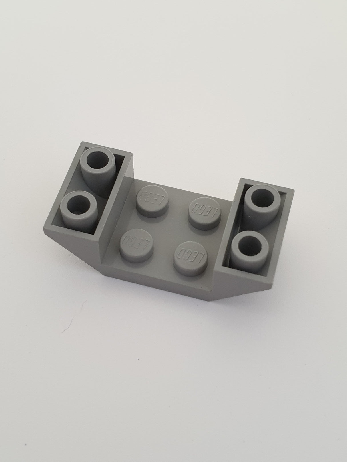 2x4 Schrägstein doppelt invers 45° althellgrau light gray
