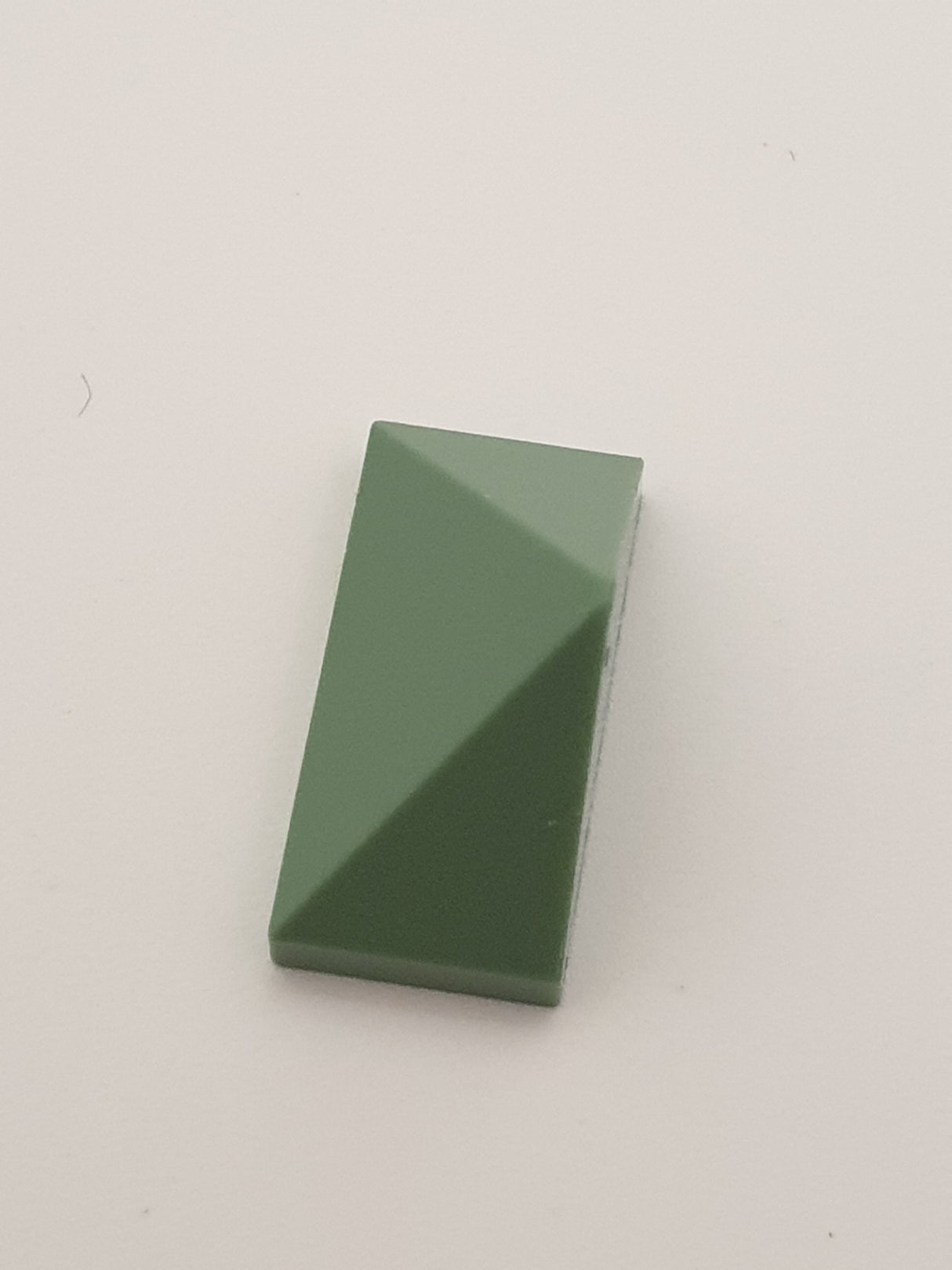 1x2 Dachstein Abschluß 45° mit Inside Bar sandgrün