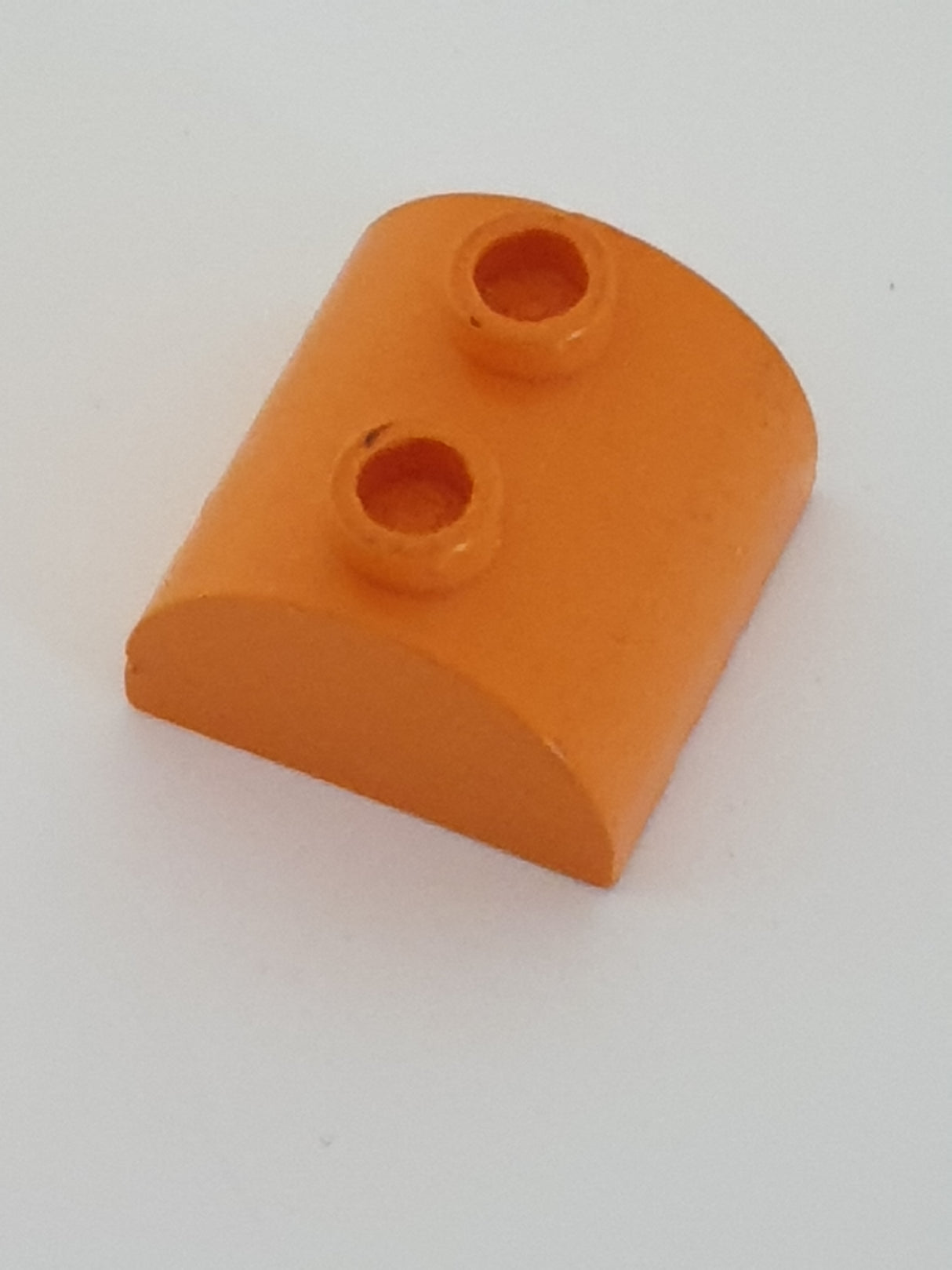 2x2x1 Bogenstein rund Halbkreis 2 Noppen orange