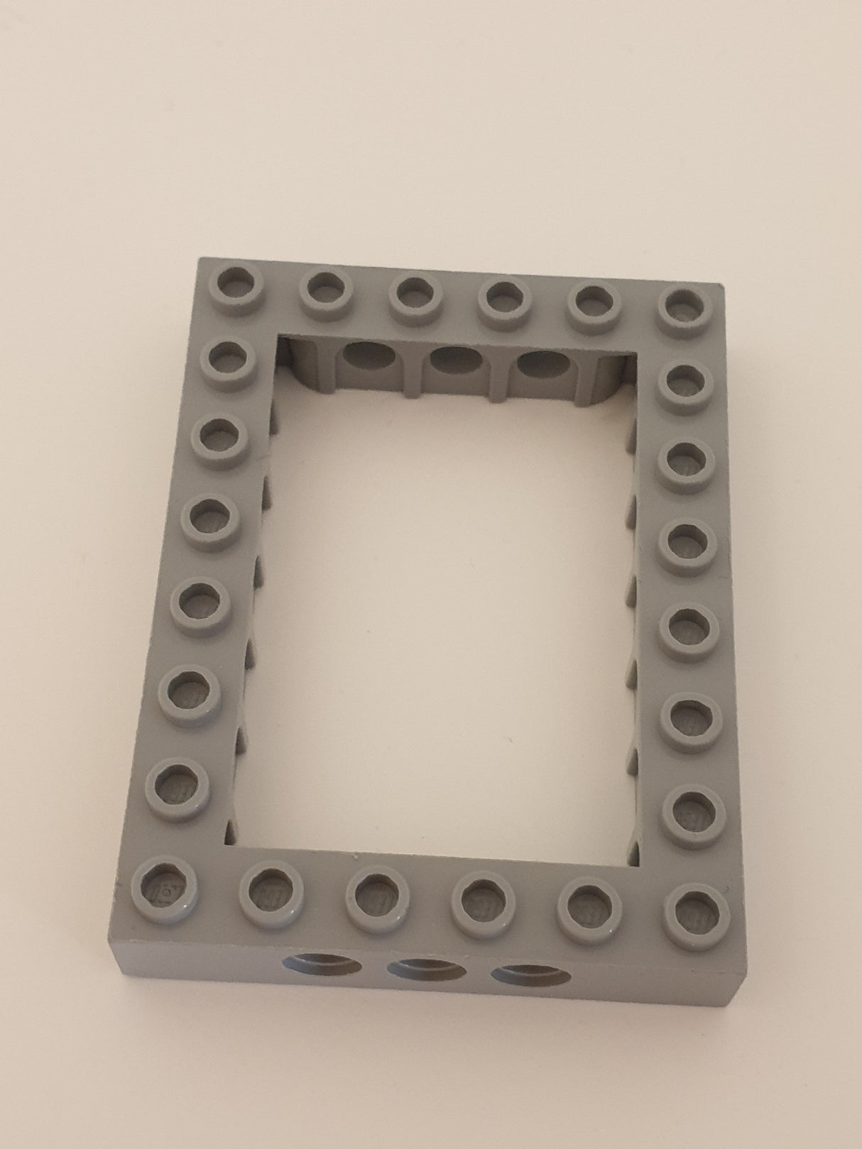 6x8 Technik Stein mit 20 Pinlöchern 4,85 neuhellgrau light bluish gray