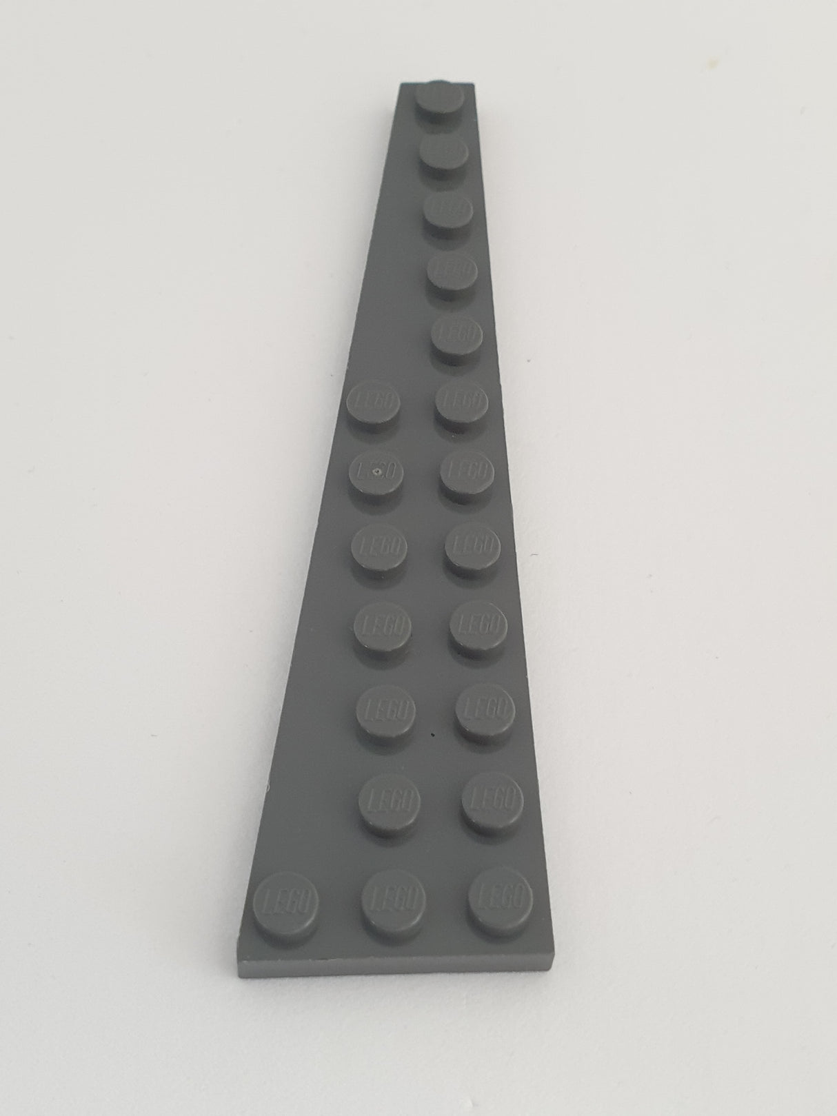 3x12 Flügelplatte links neudunkelgrau